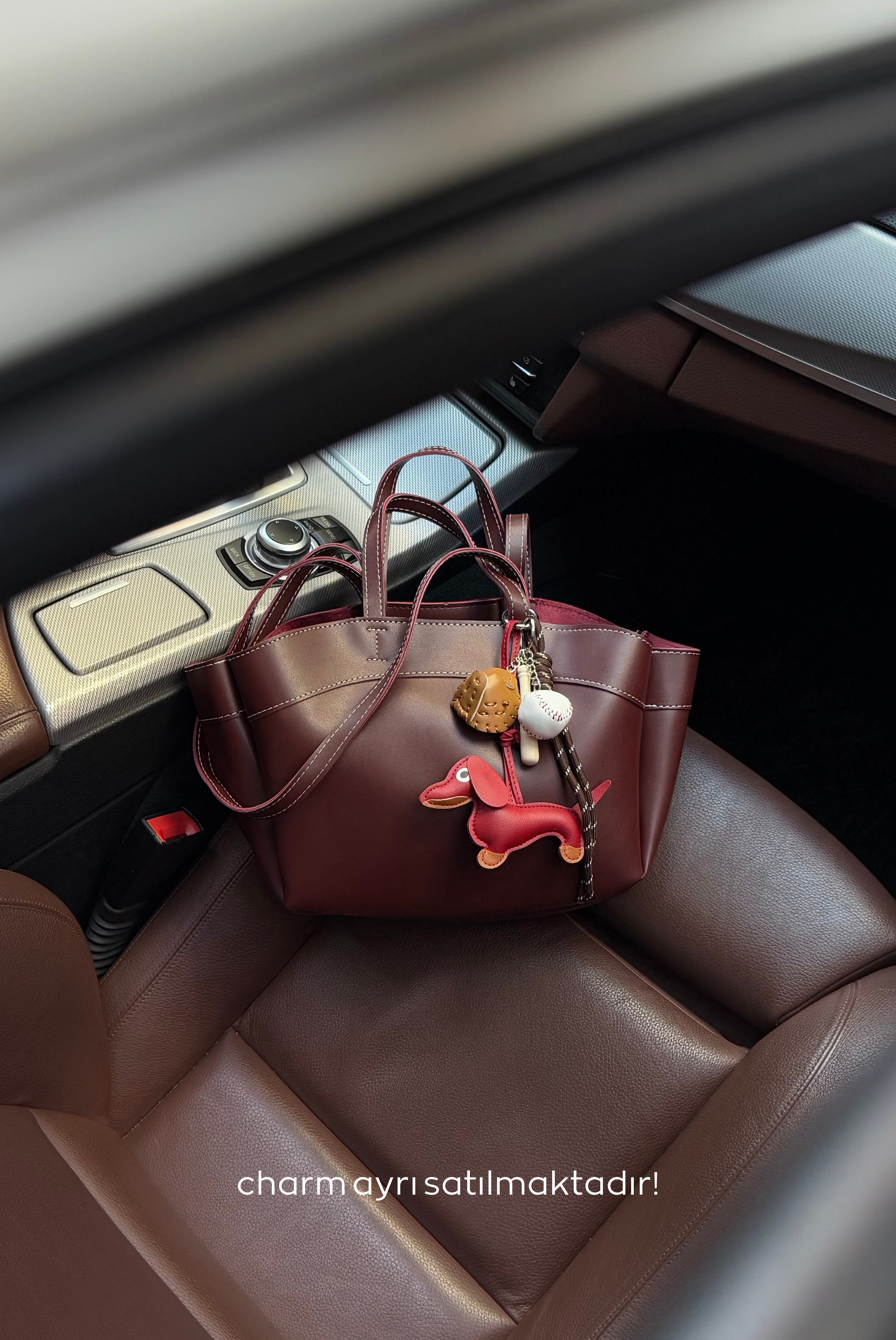 Kadın Çift Askılı Çanta BORDO