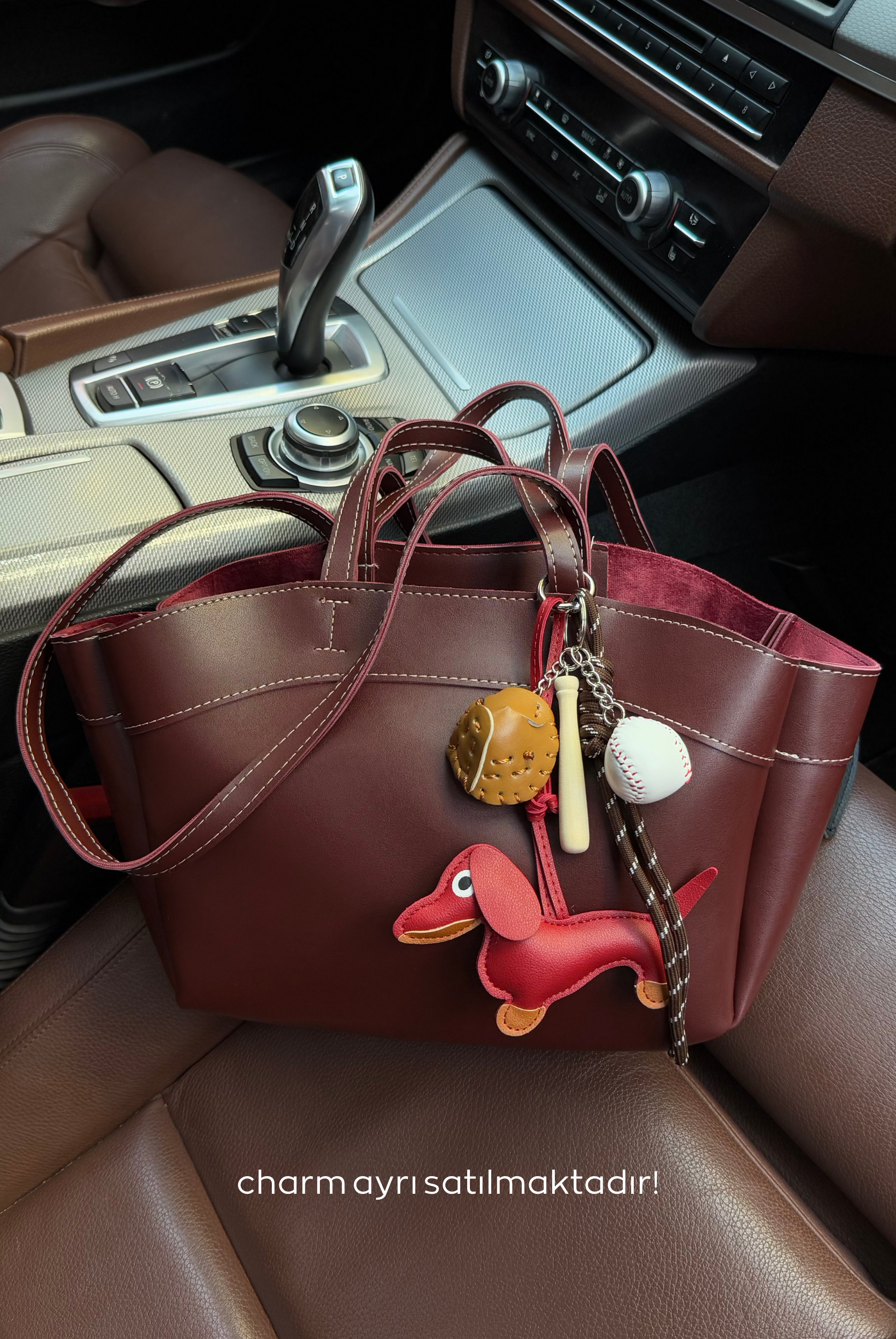 Kadın Çift Askılı Çanta BORDO