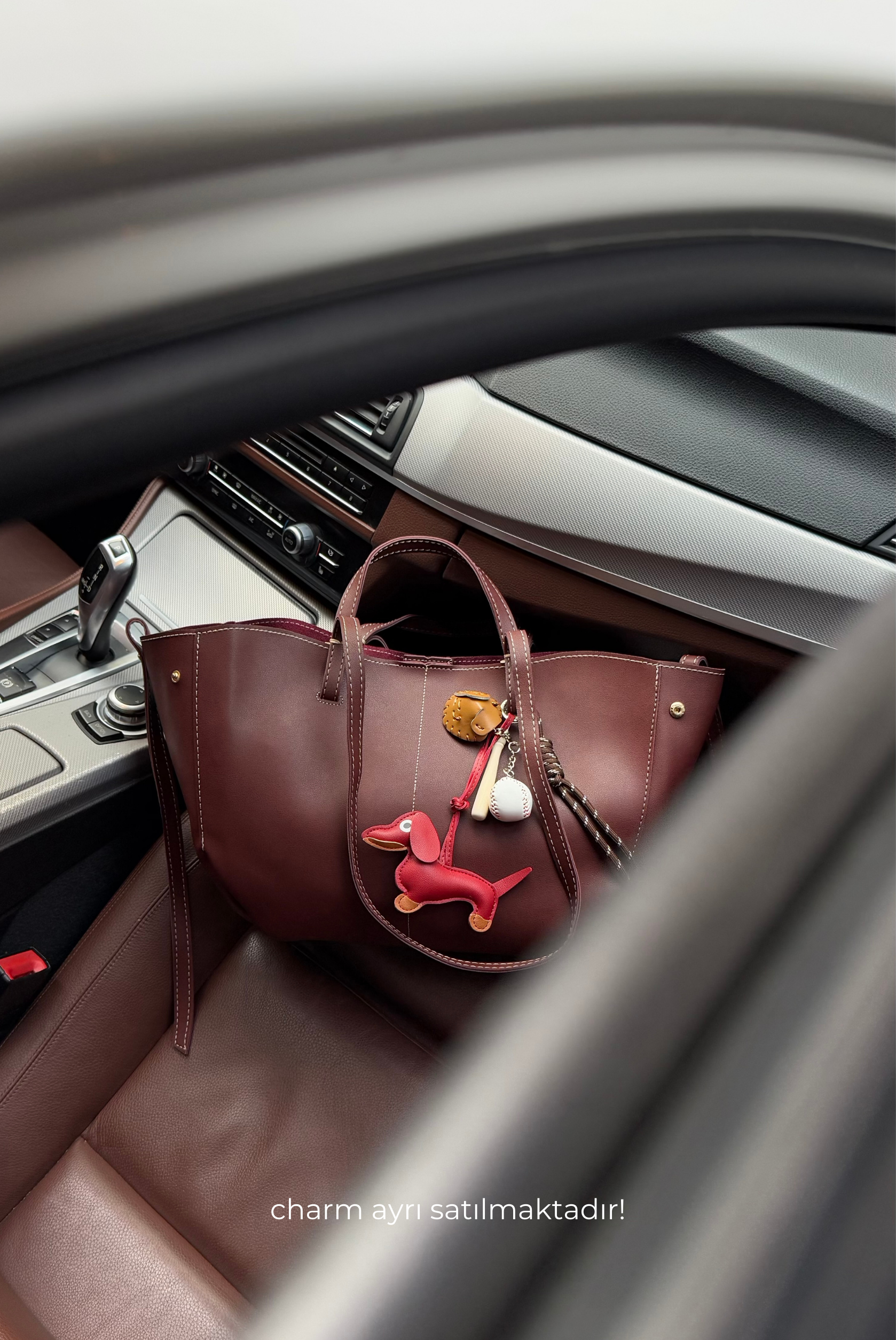 Kadın Çift Askılı Omuz Çantası BORDO