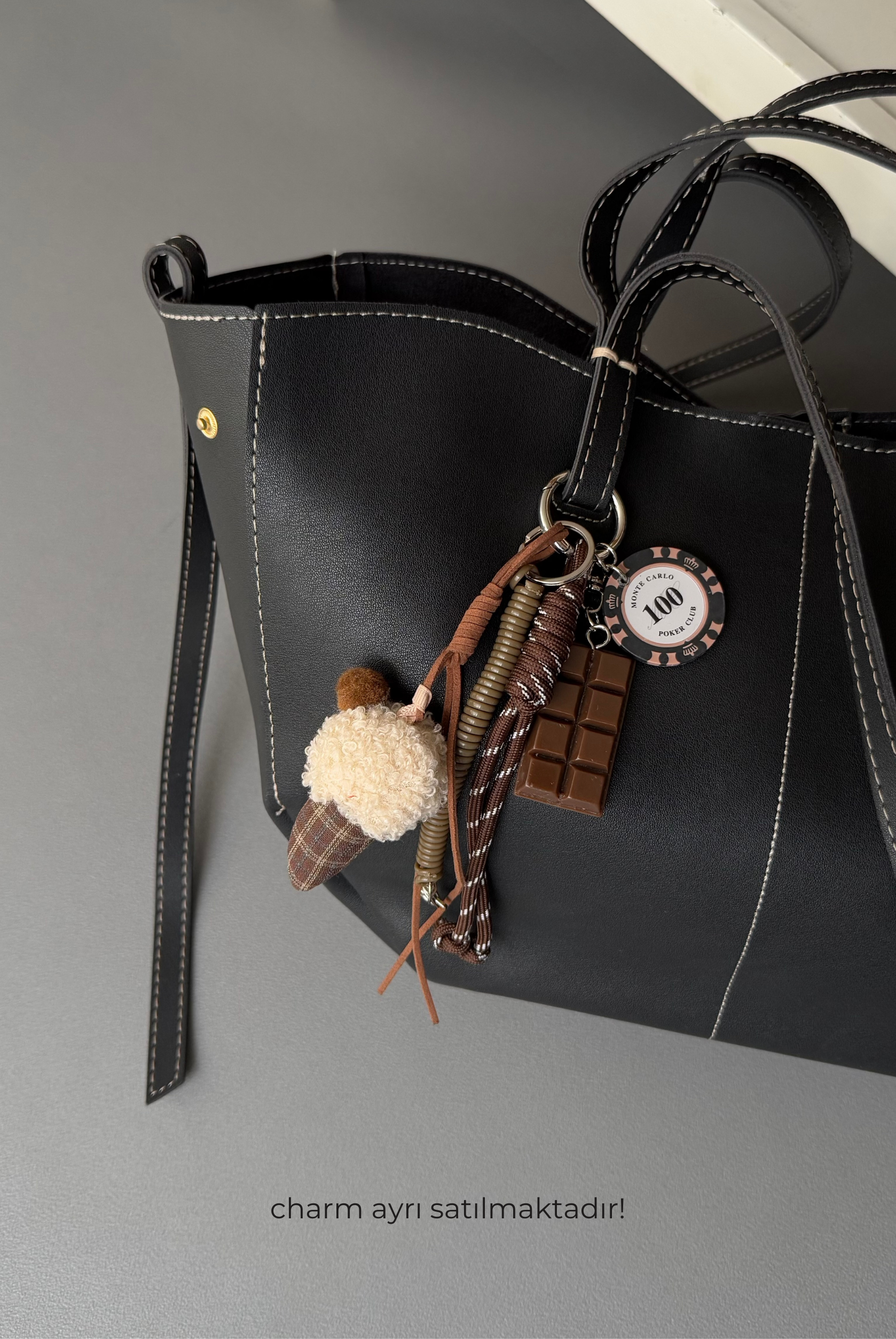 Kadın Çift Askılı Omuz Çantası SİYAH