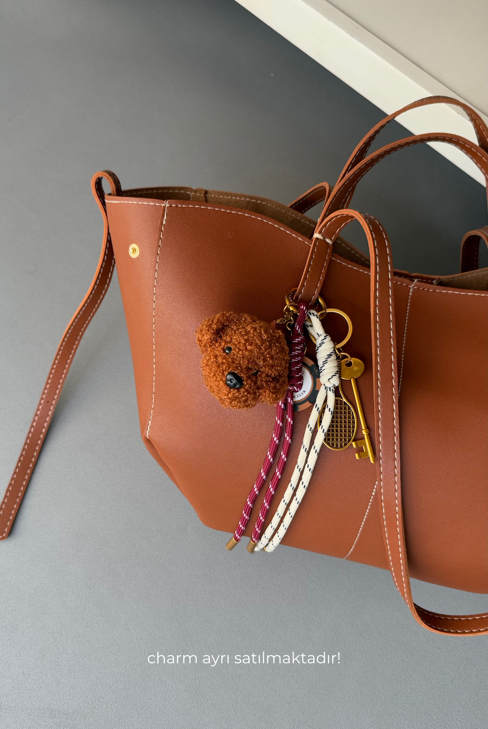 Kadın Çift Askılı Omuz Çantası TABA