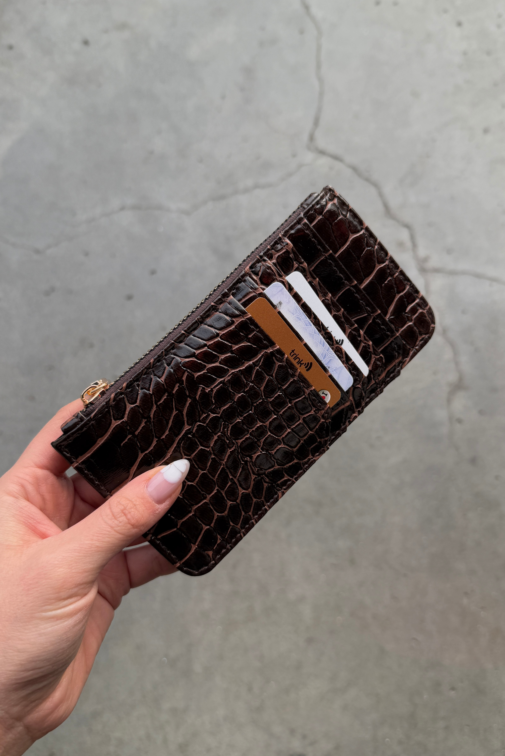 Kadın Cüzdan KAHVE CROCO
