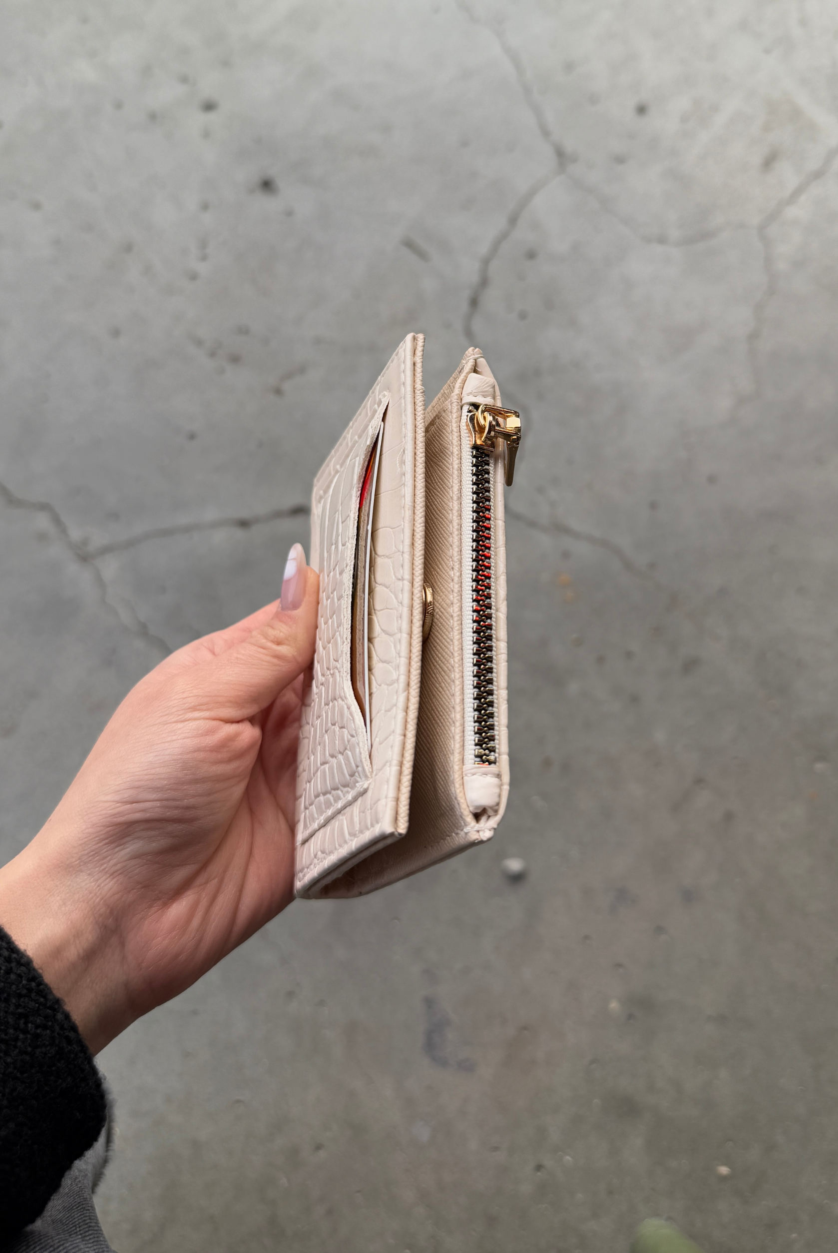 Kadın Cüzdan KREM CROCO