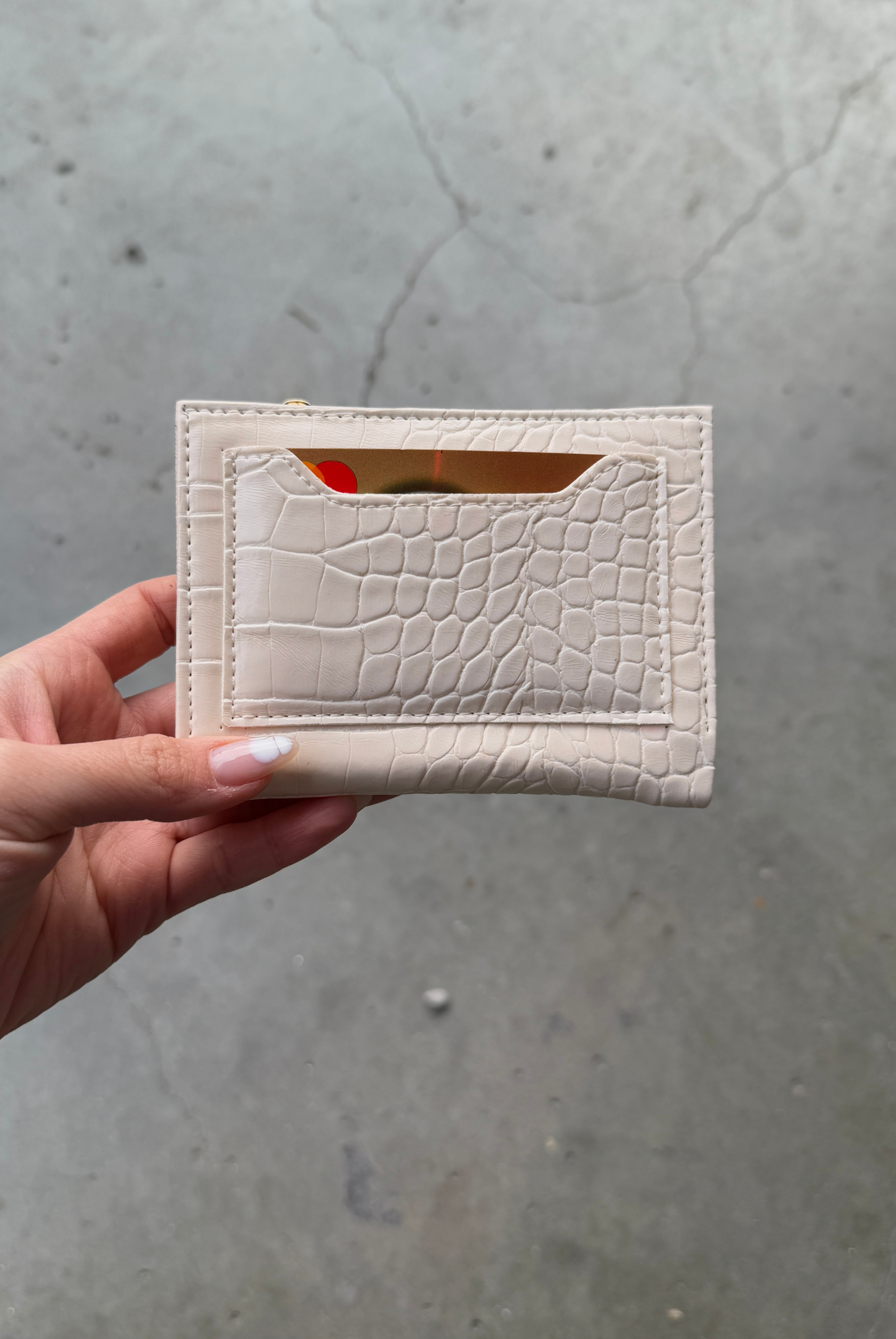 Kadın Cüzdan KREM CROCO