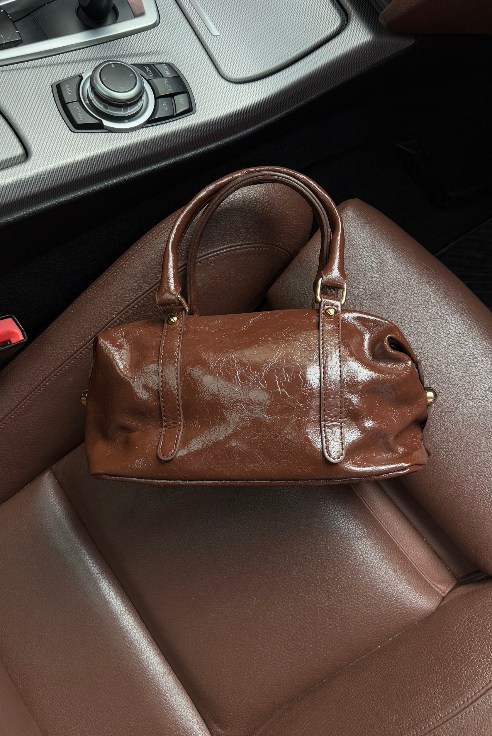 Kadın El Çantası ACI KAHVE RUGAN