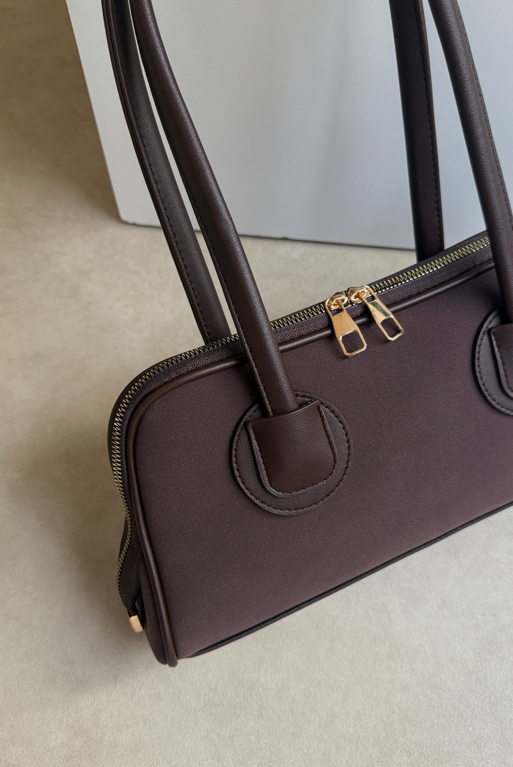 Kadın El Çantası ACI KAHVE SÜET