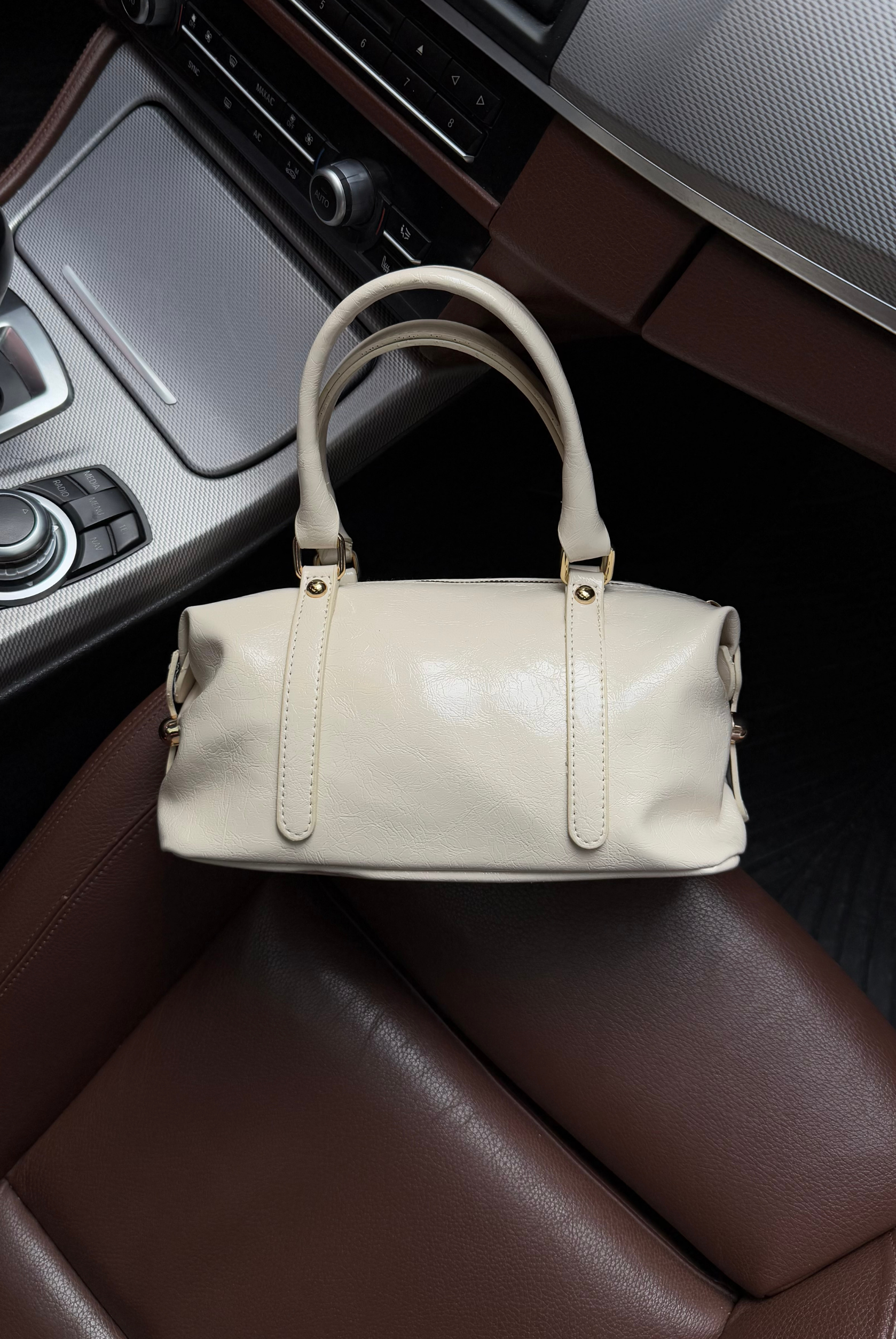 Kadın El Çantası KREM RUGAN