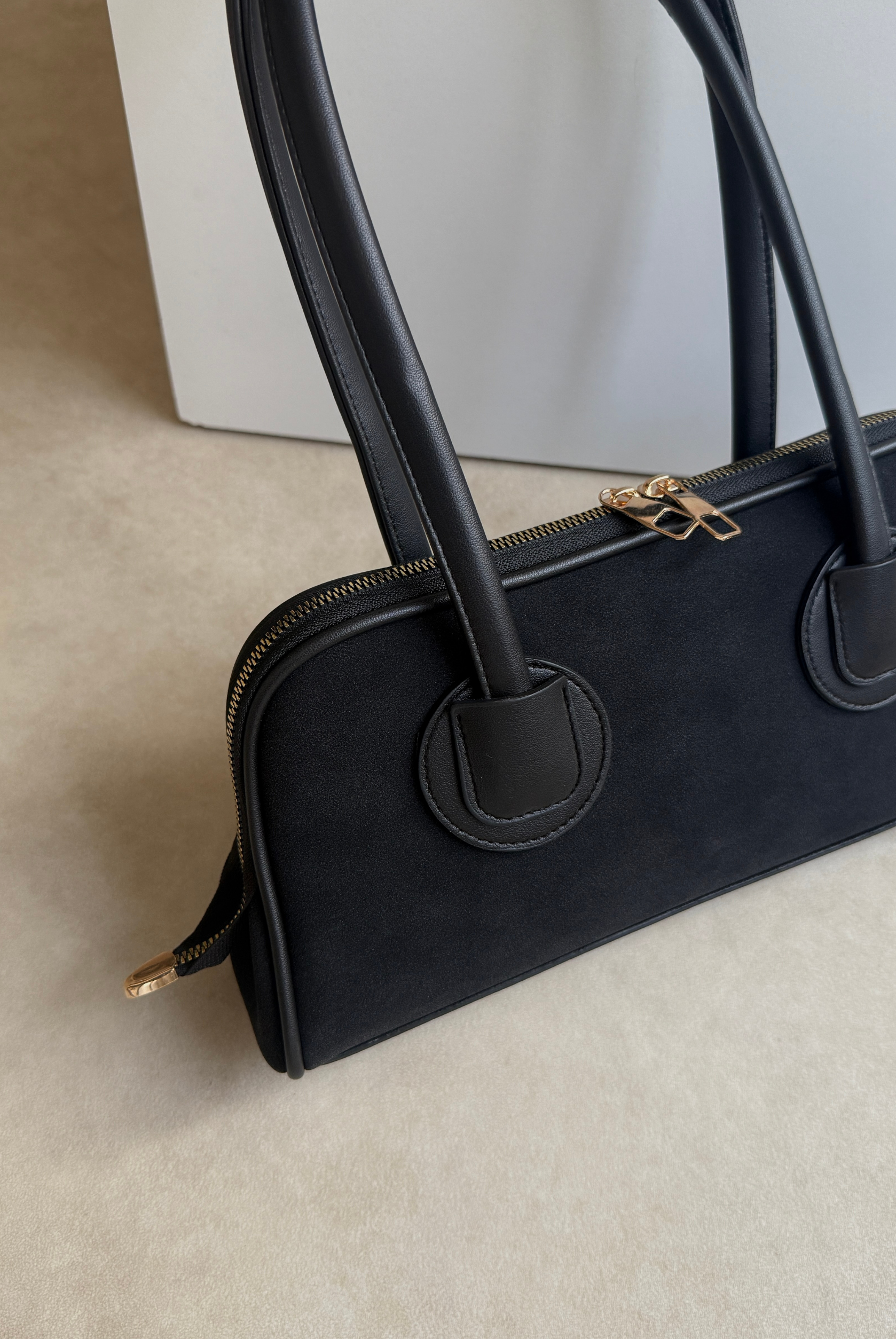 Kadın El Çantası SİYAH SÜET