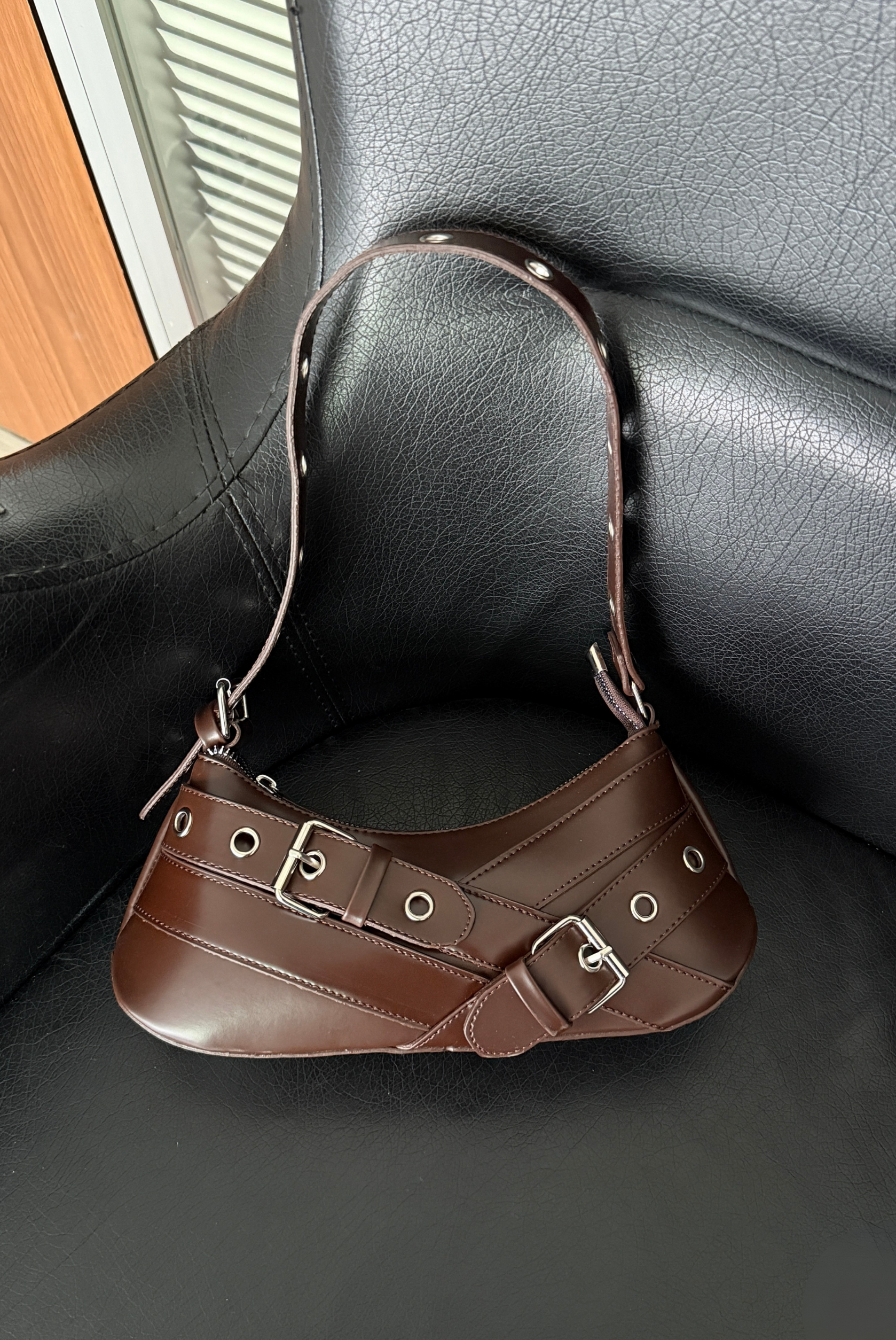 Kadın El ve Omuz Çantası ACI KAHVE