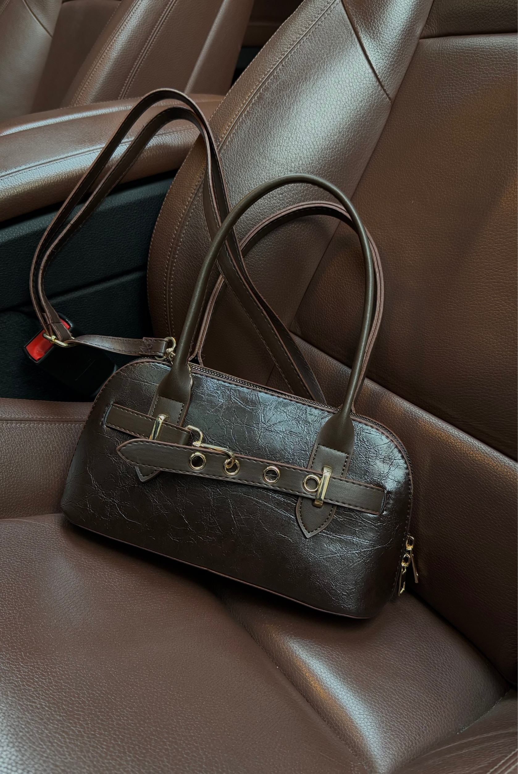 Kadın El ve Omuz Çantası ACI KAHVE