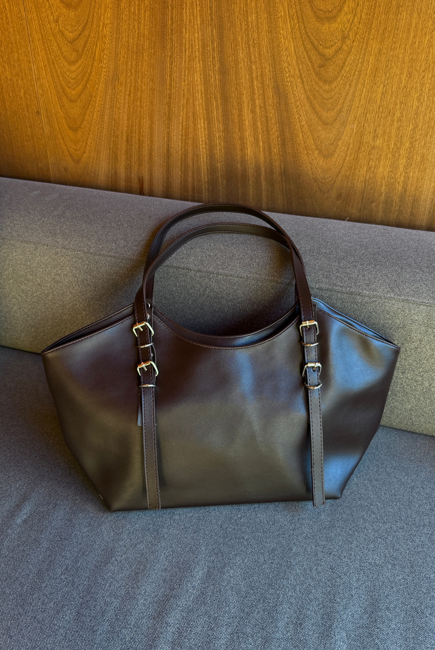 Kadın El ve Omuz Çantası ACI KAHVE