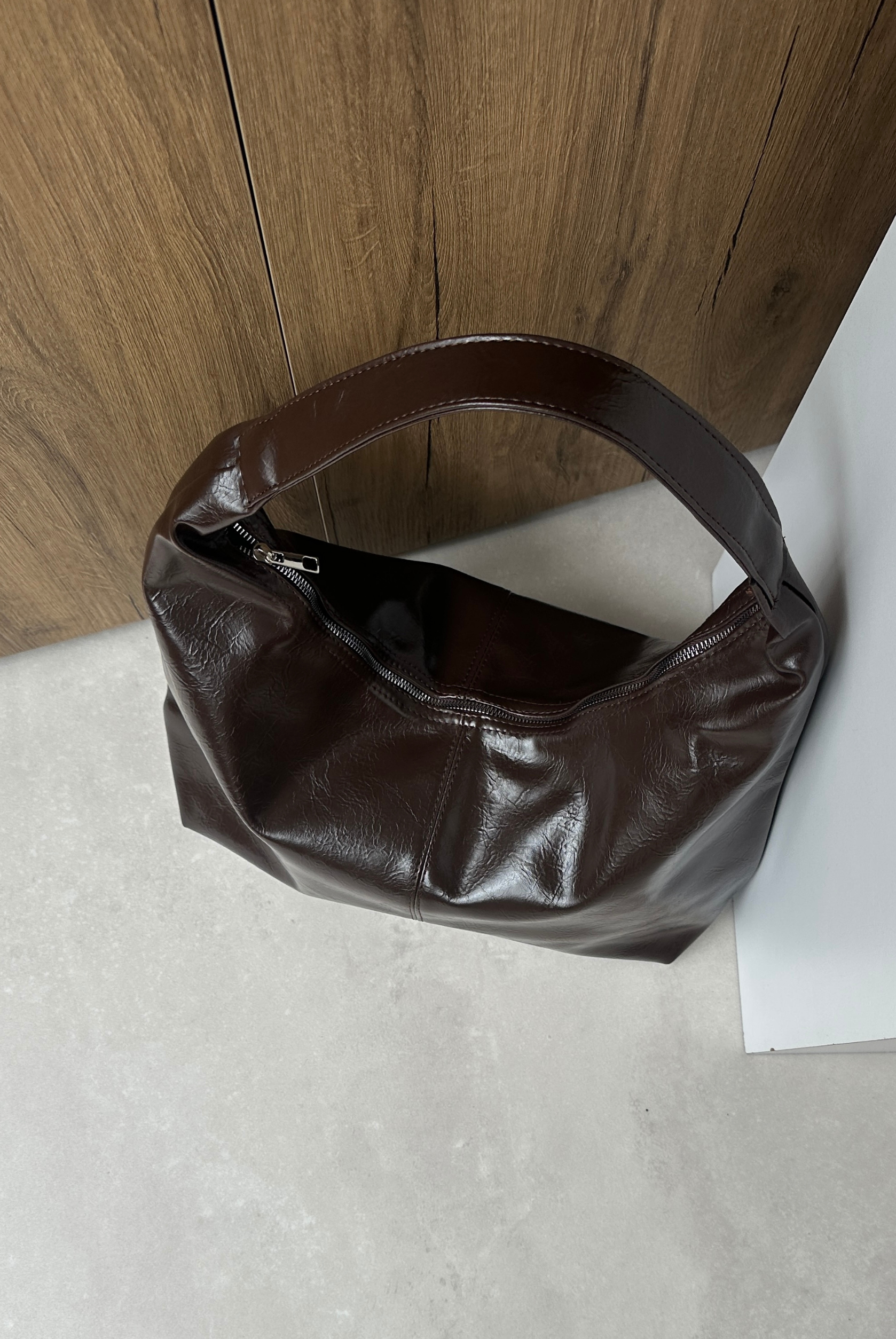 Kadın El ve Omuz Çantası ACI KAHVE