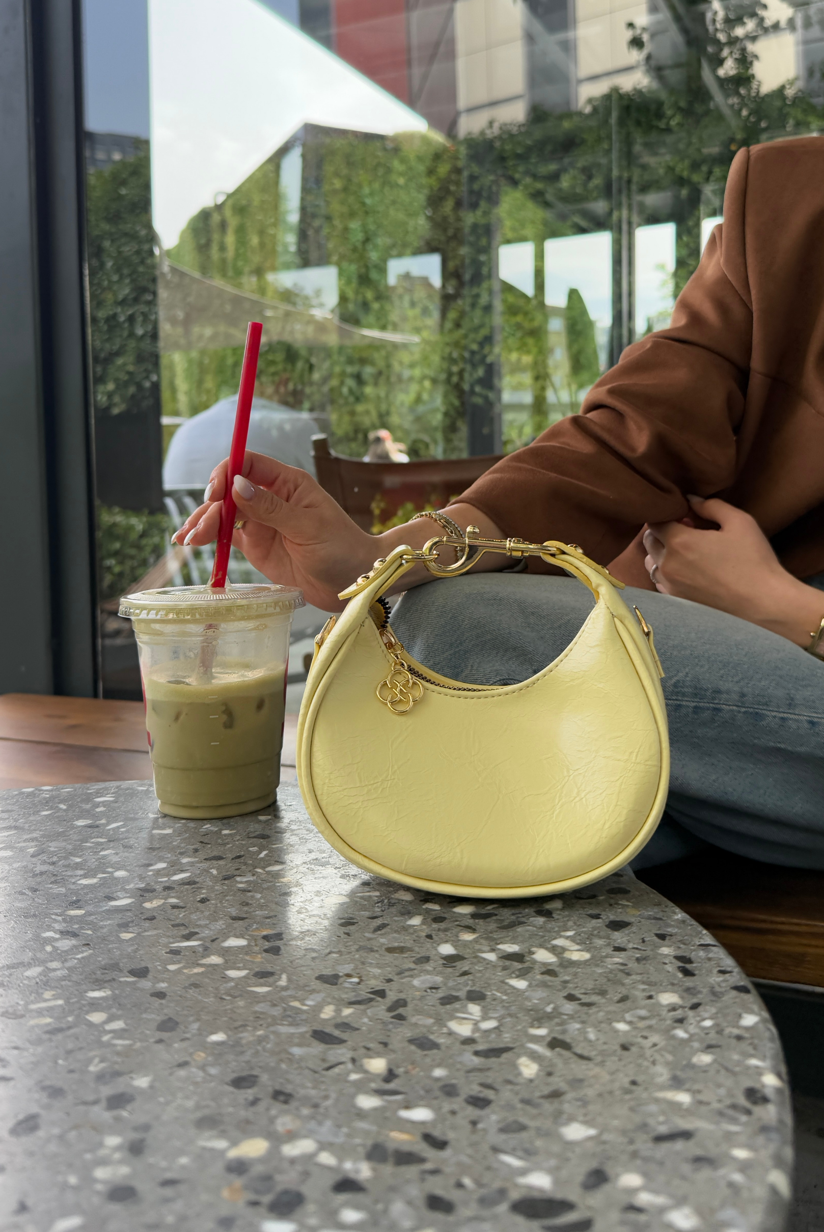 Kadın El ve Omuz Çantası AÇIK SARI