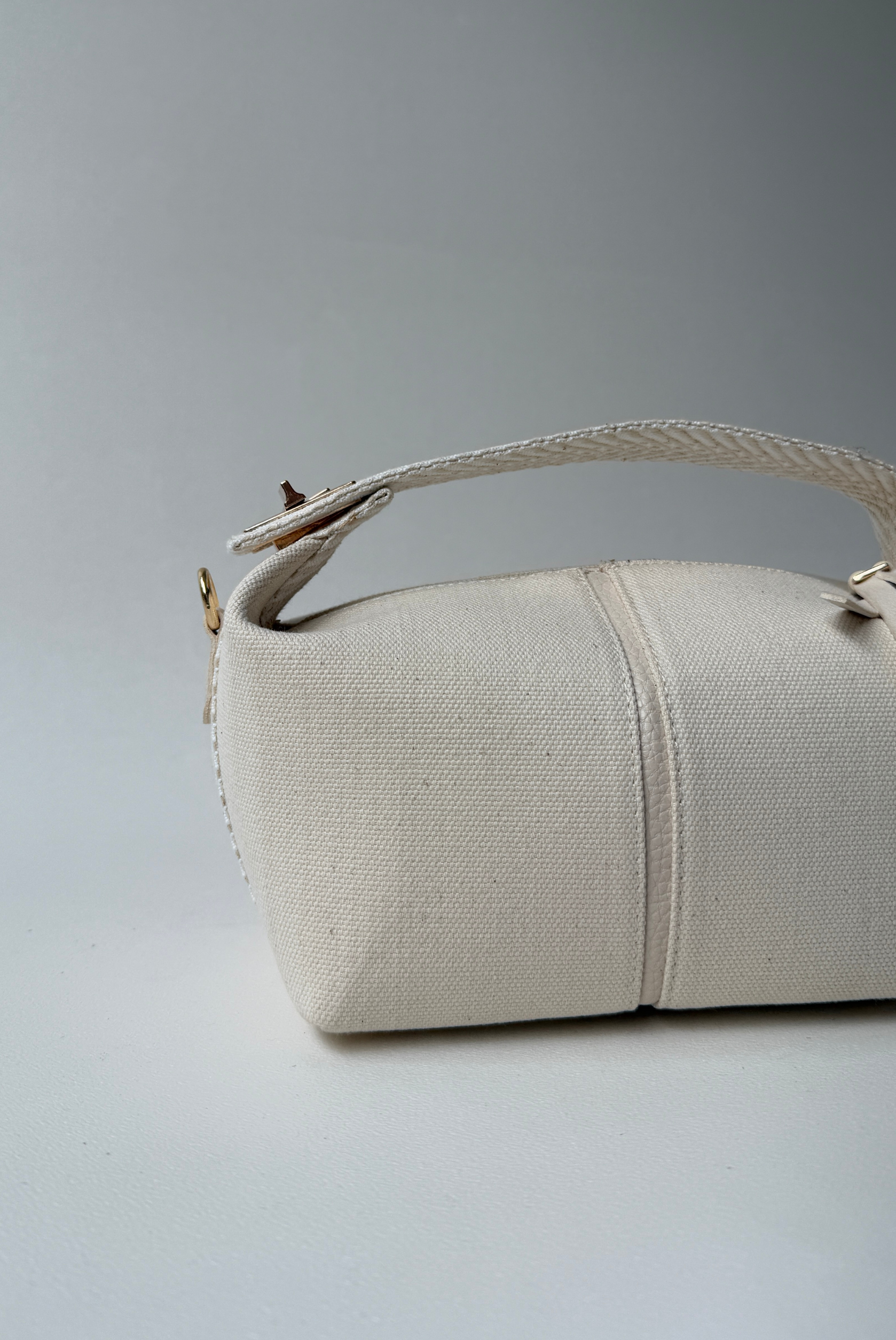 Kadın El ve Omuz Çantası BEJ KETEN