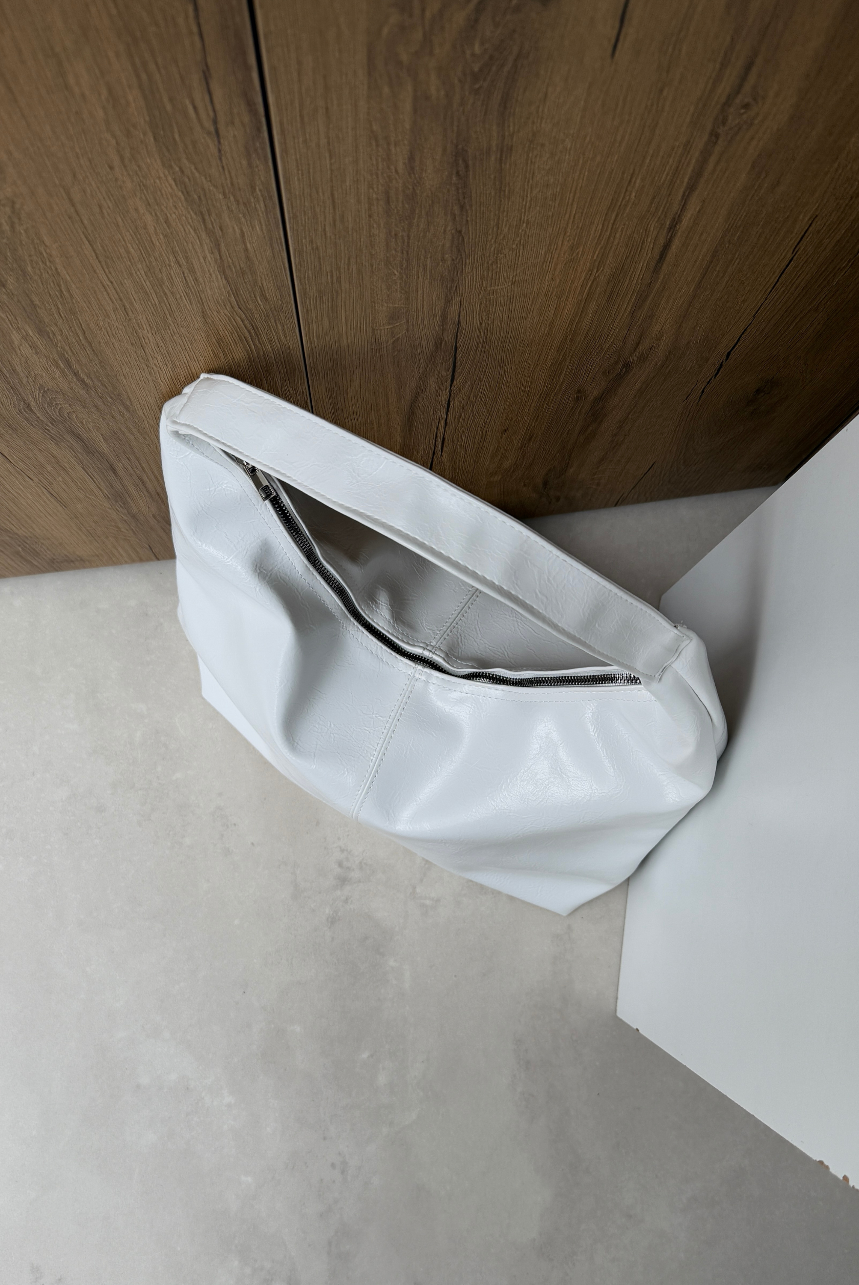 Kadın El ve Omuz Çantası BEYAZ