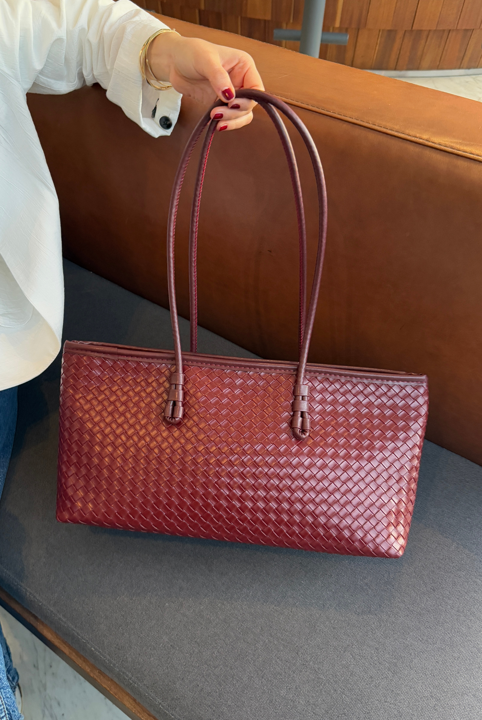 Kadın El ve Omuz Çantası BORDO