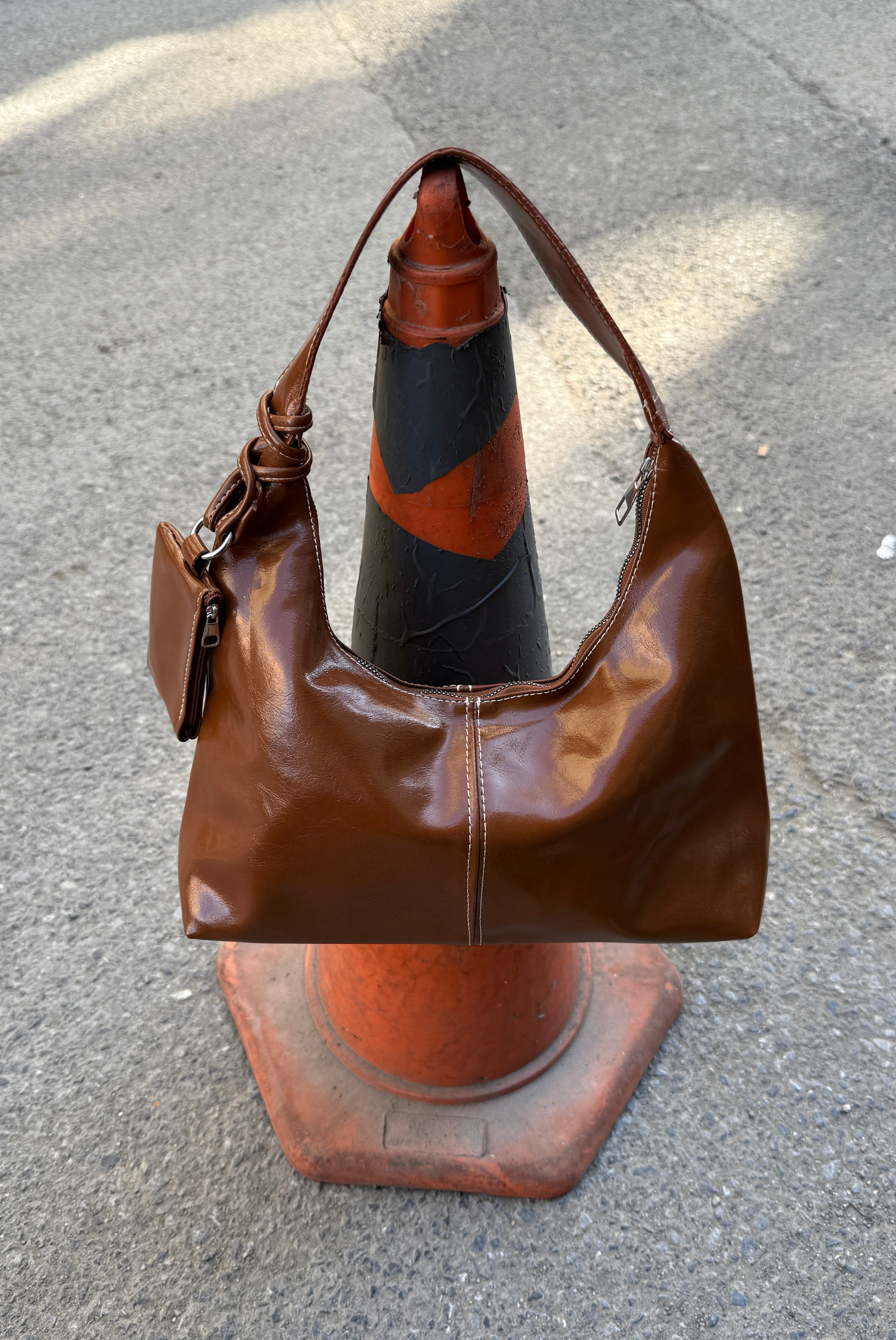 Kadın El ve Omuz Çantası KARAMEL