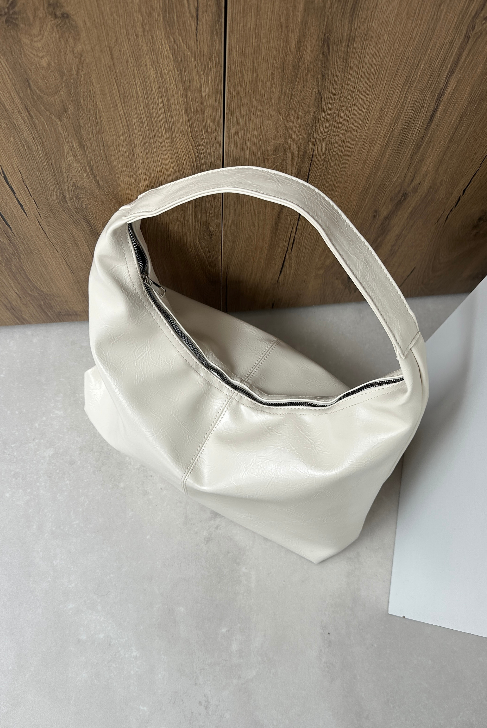 Kadın El ve Omuz Çantası KREM