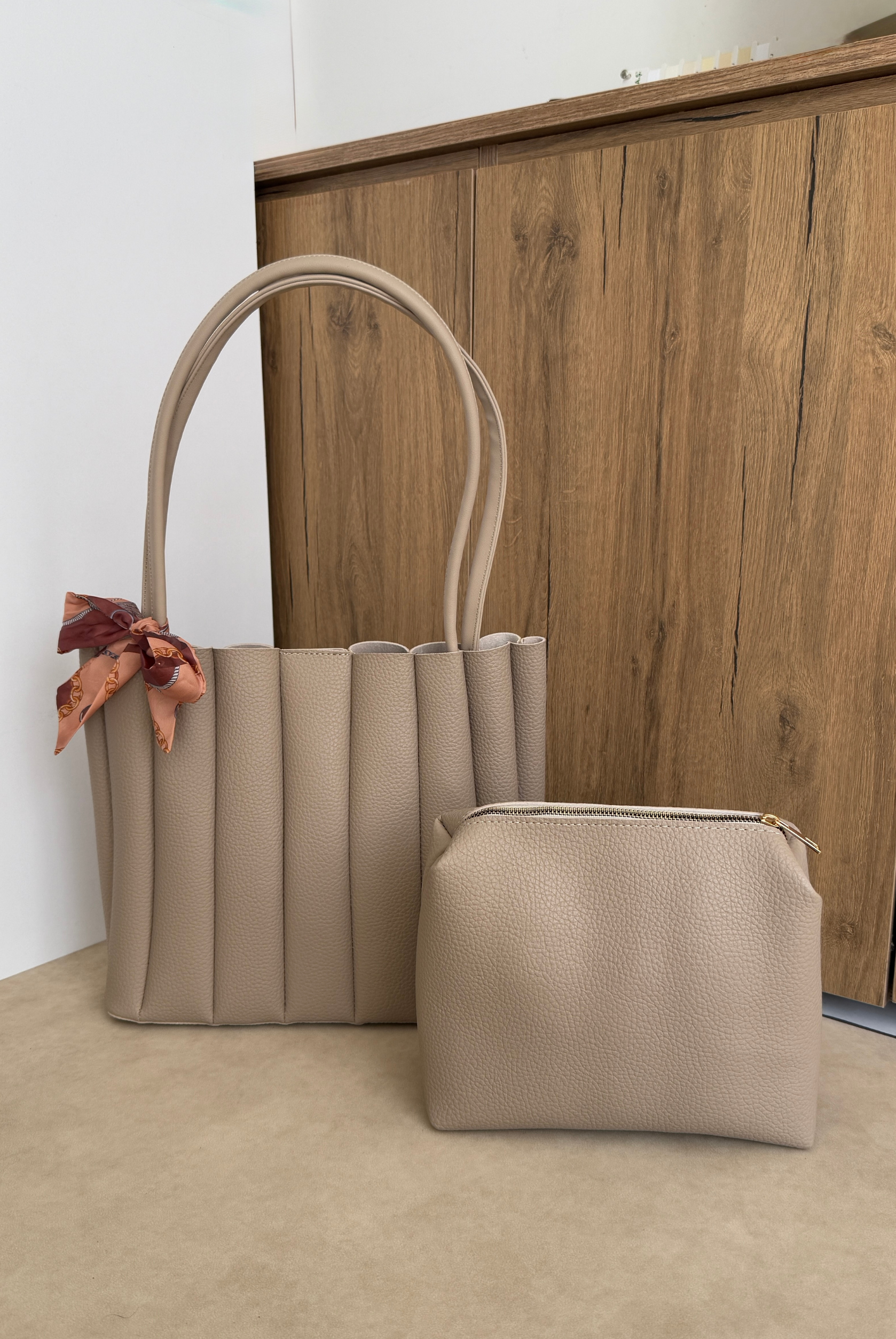 Kadın El ve Omuz Çantası VİZON