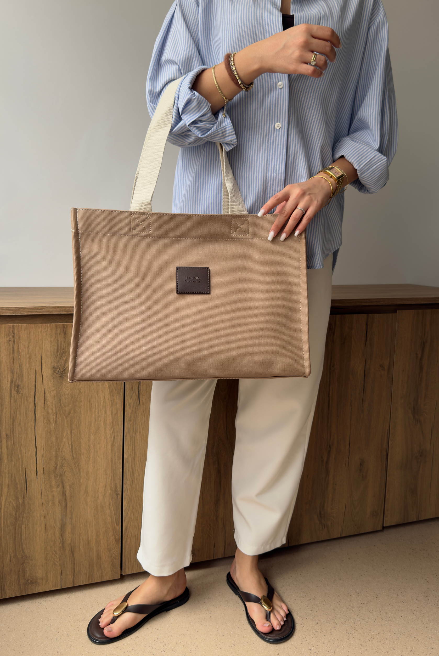 Kadın El ve Omuz Çantası VİZON