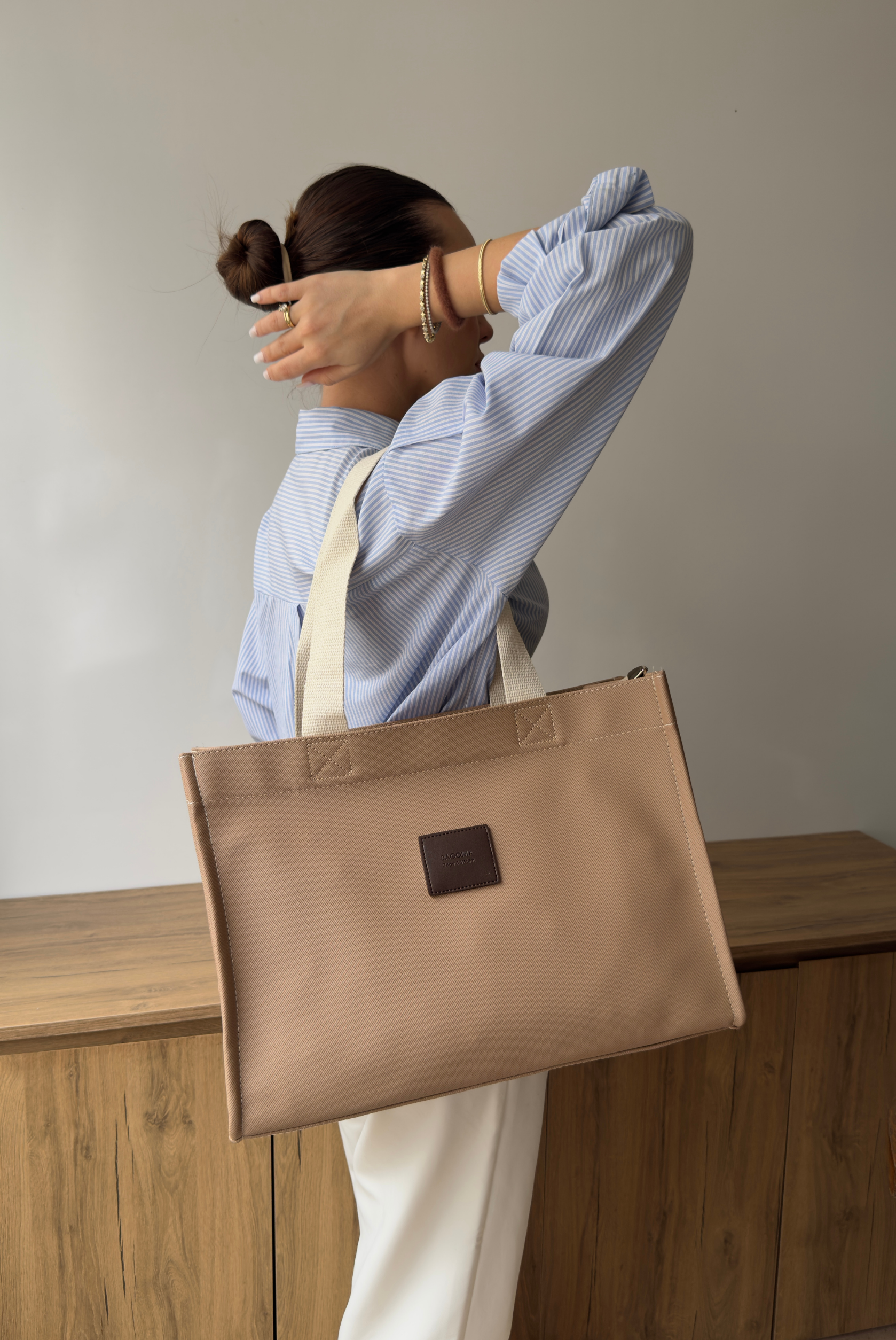 Kadın El ve Omuz Çantası VİZON