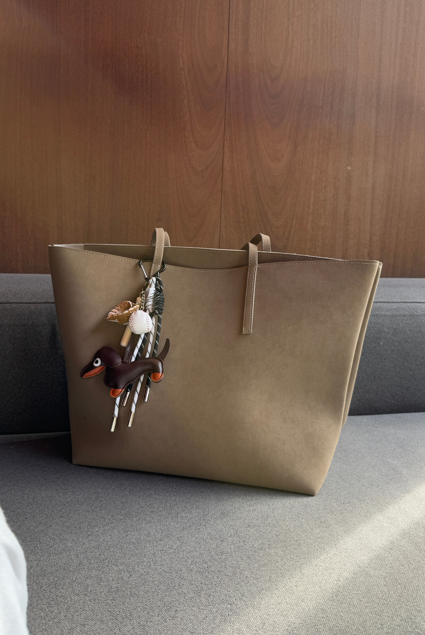 Kadın El ve Omuz Çantası VİZON SÜET