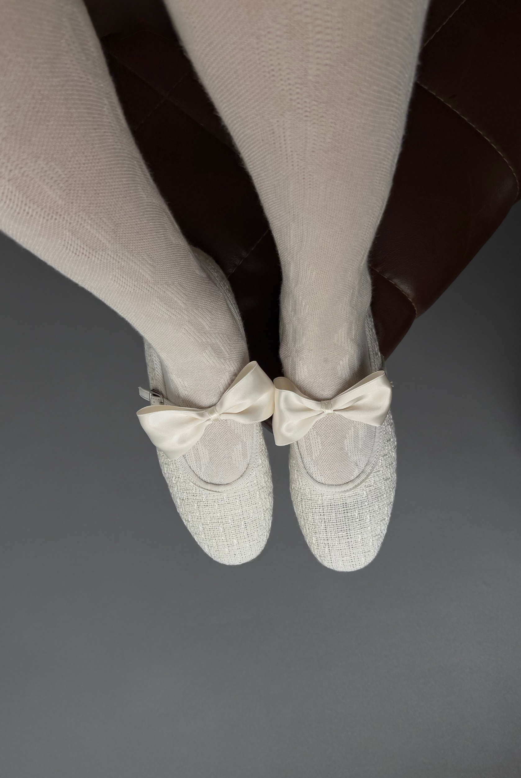 Kadın Fiyonklu Babet BEYAZ