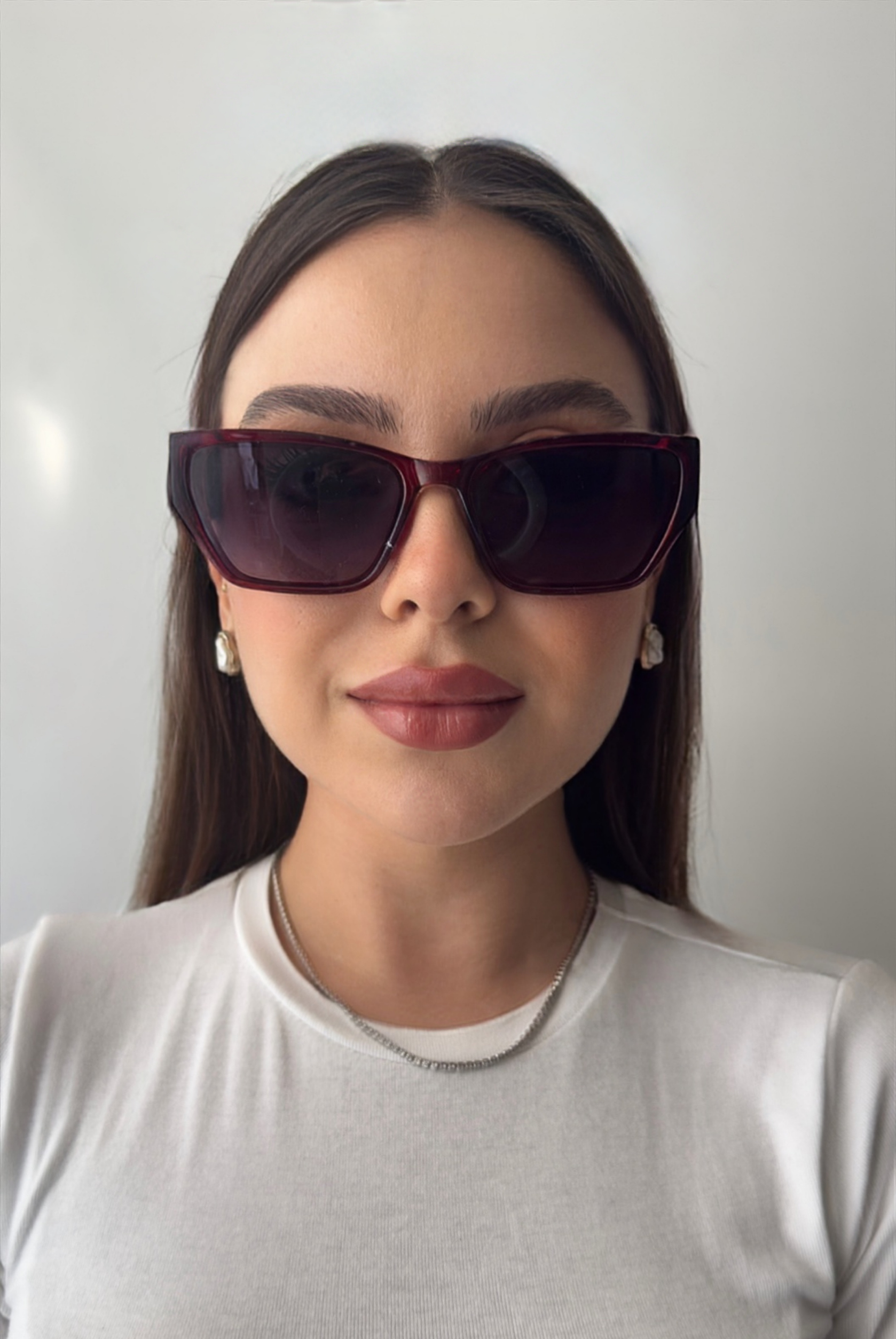 Kadın Güneş Gözlüğü BORDO SİYAH