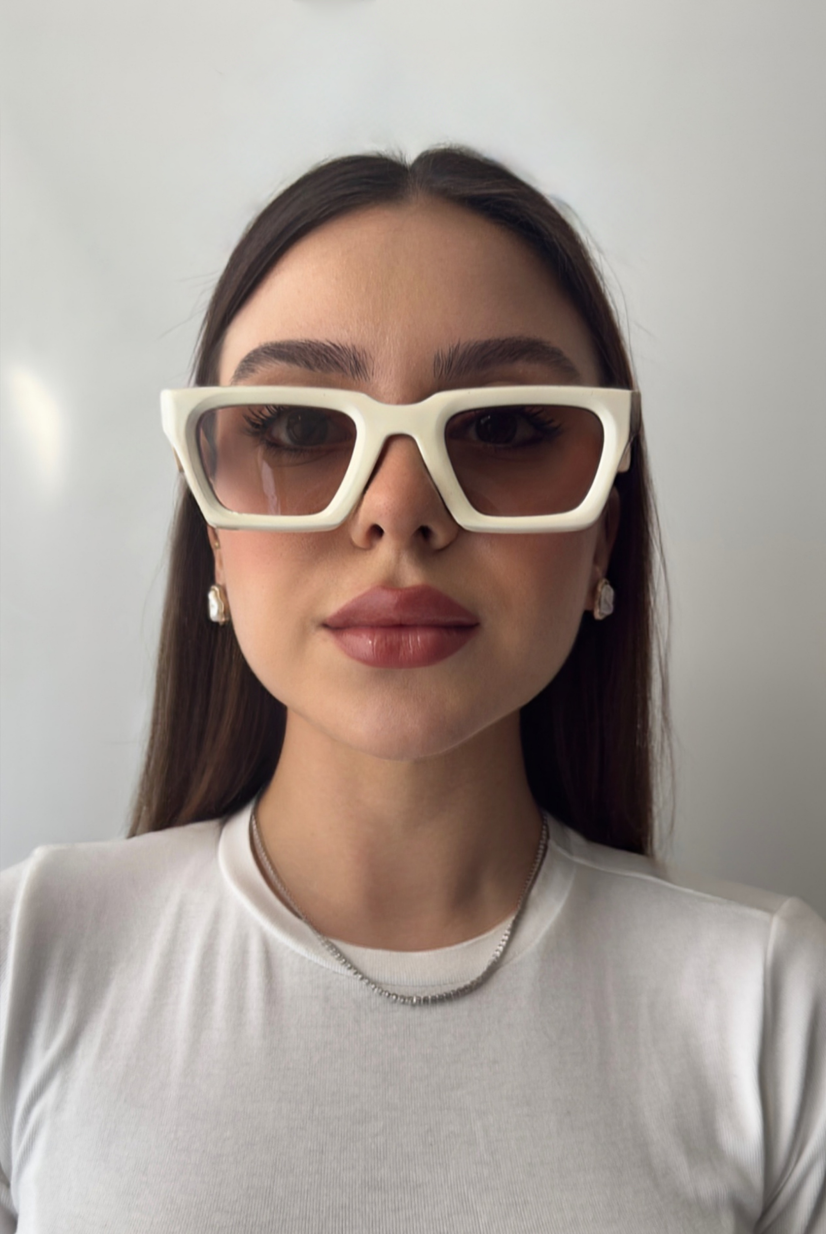 Kadın Güneş Gözlüğü KREM RENKLİ