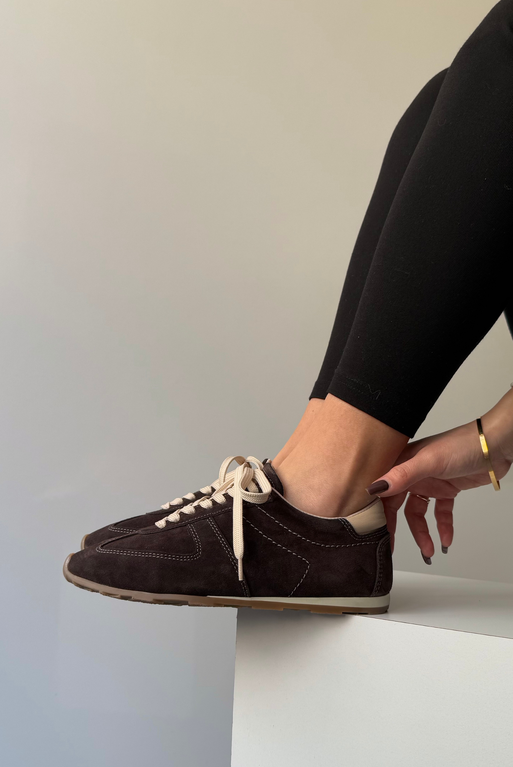 Kadın Hakiki Deri Ayakkabı ACI KAHVE SÜET