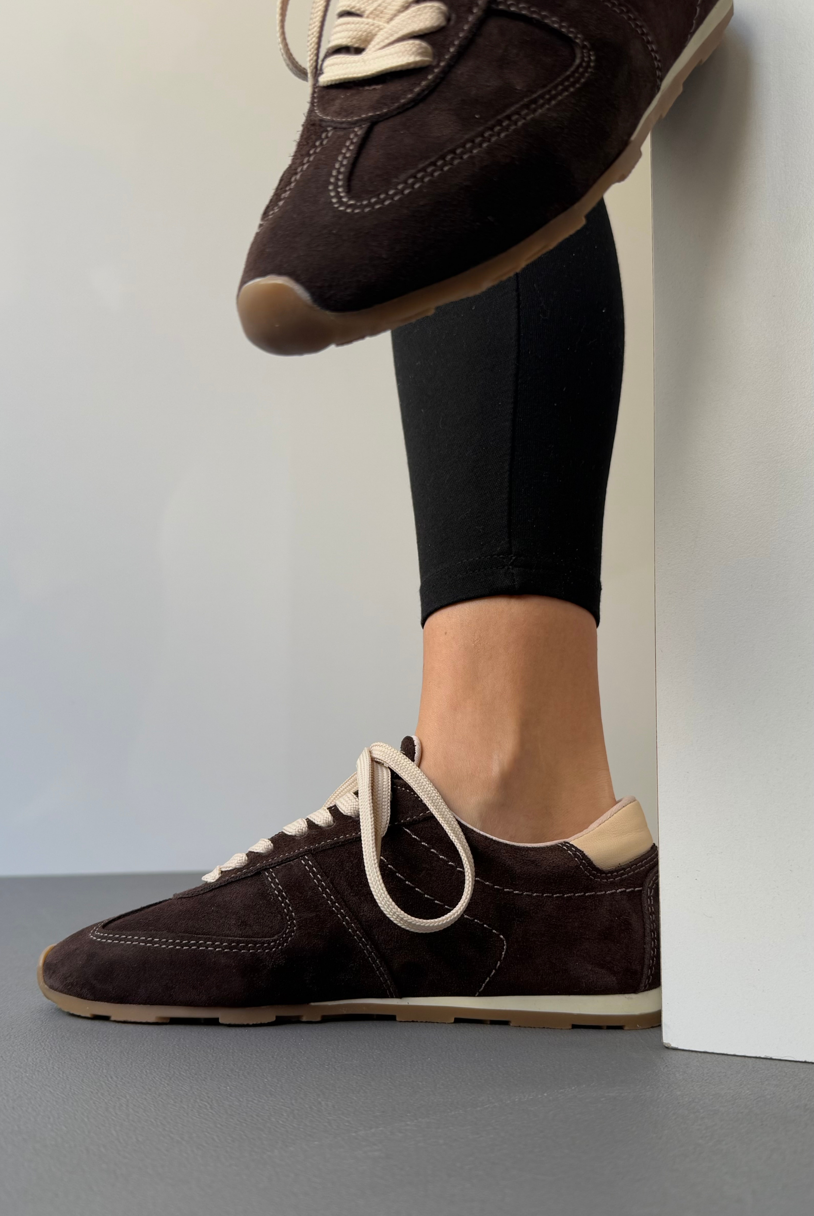 Kadın Hakiki Deri Ayakkabı ACI KAHVE SÜET