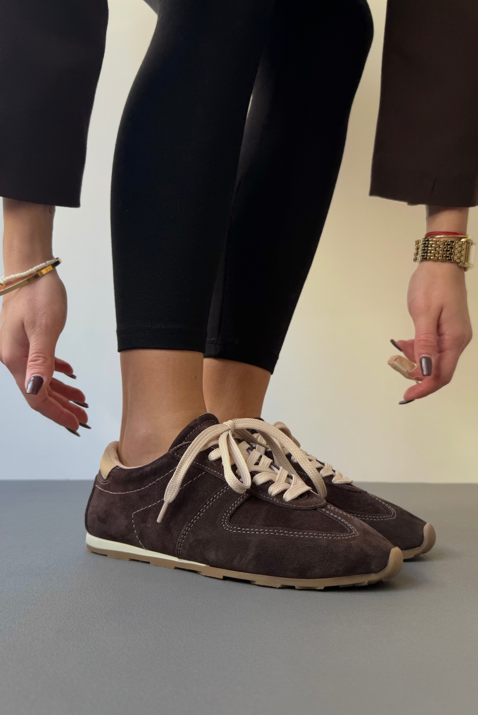 Kadın Hakiki Deri Ayakkabı ACI KAHVE SÜET