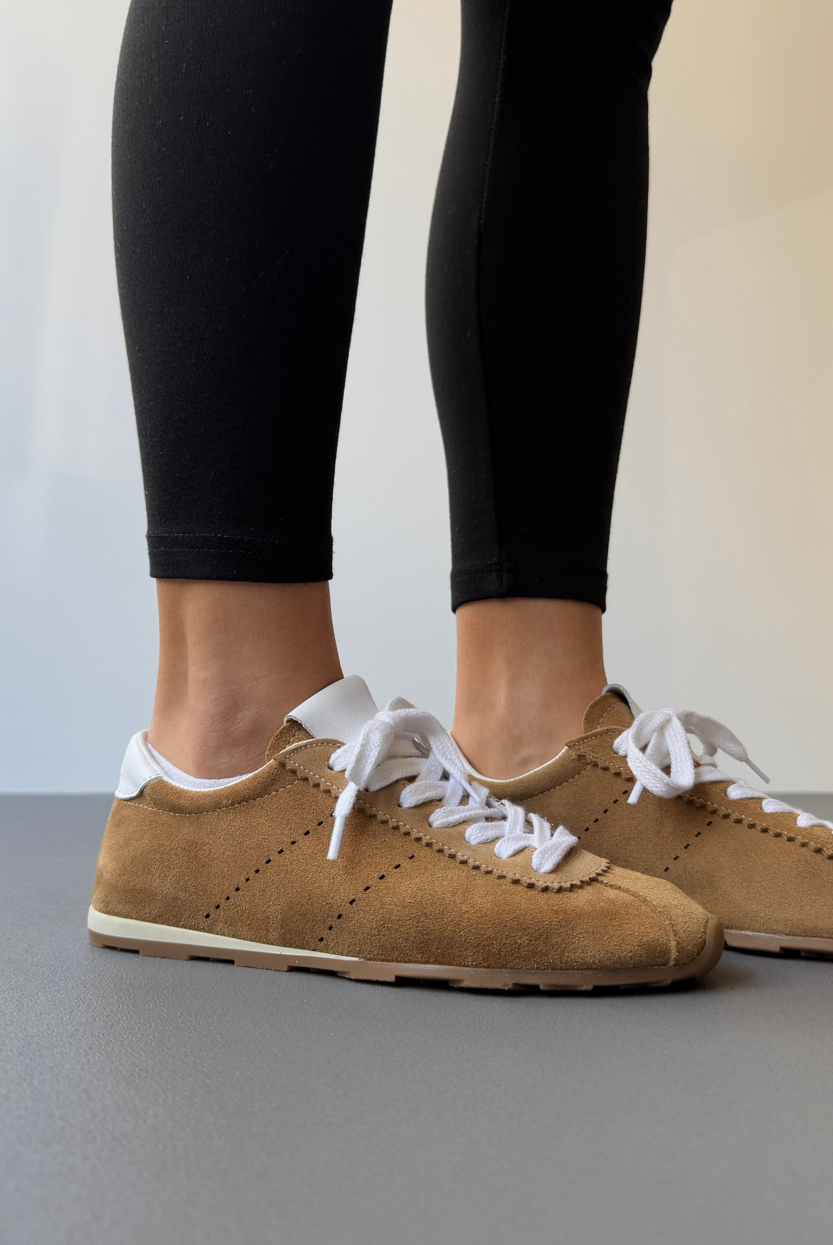 Kadın Hakiki Deri Ayakkabı CAMEL SÜET