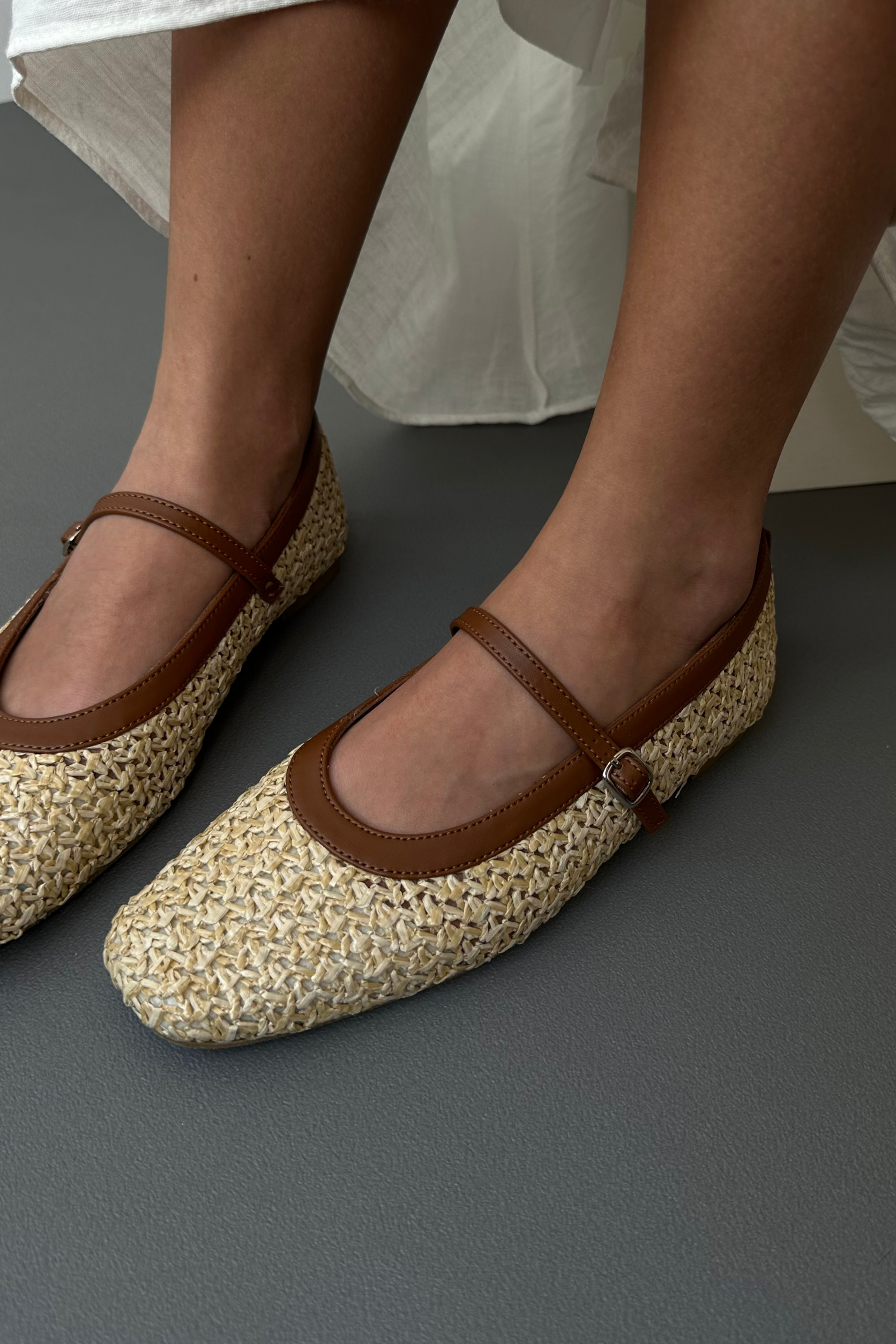 Kadın Hasır Babet TABA