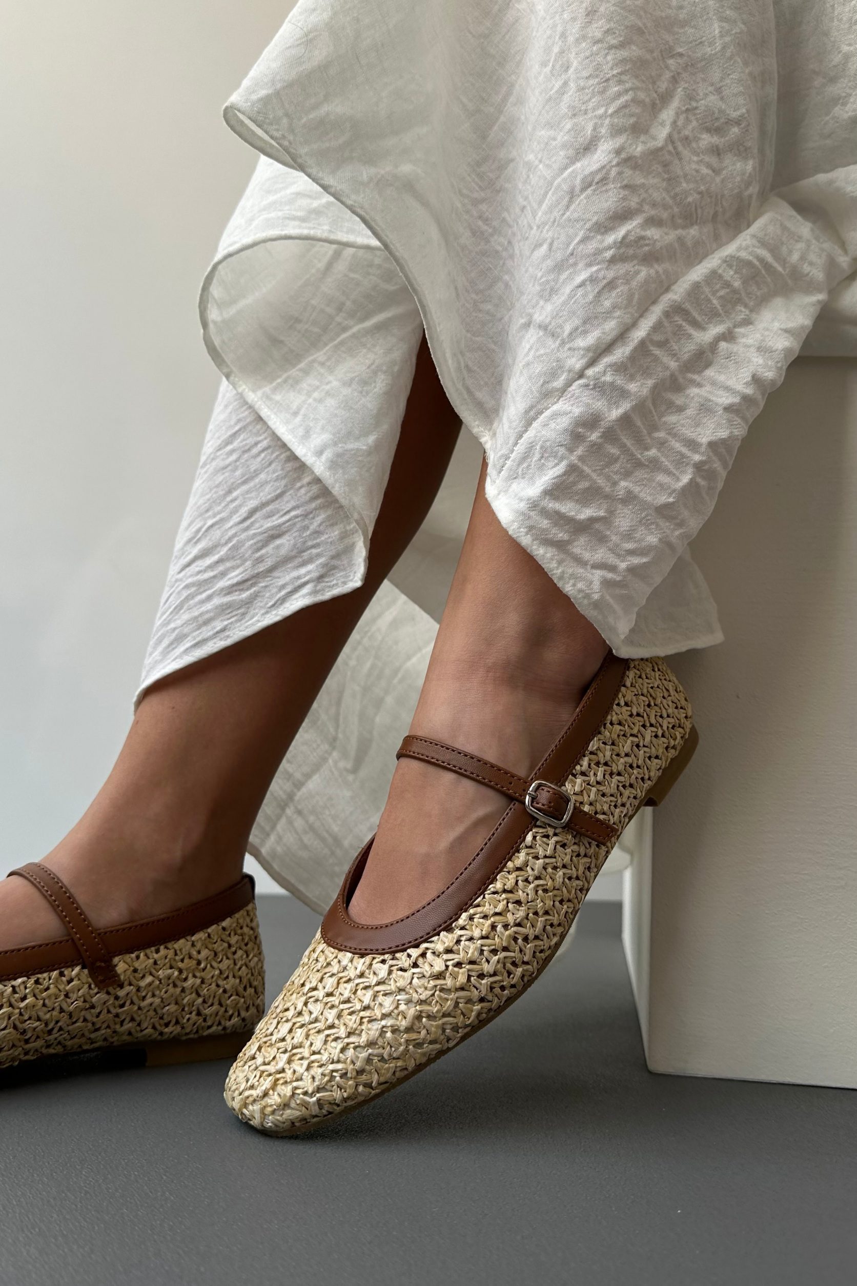 Kadın Hasır Babet TABA