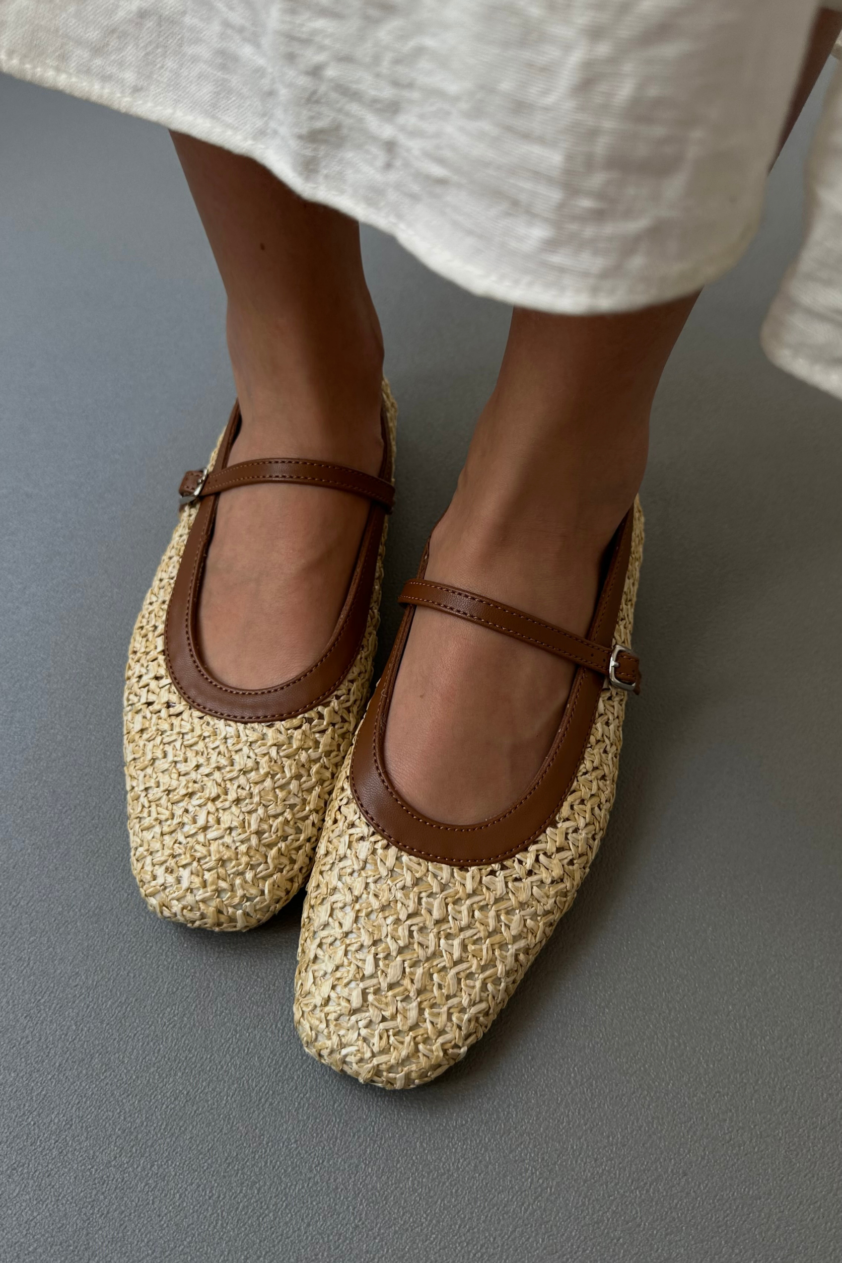 Kadın Hasır Babet TABA