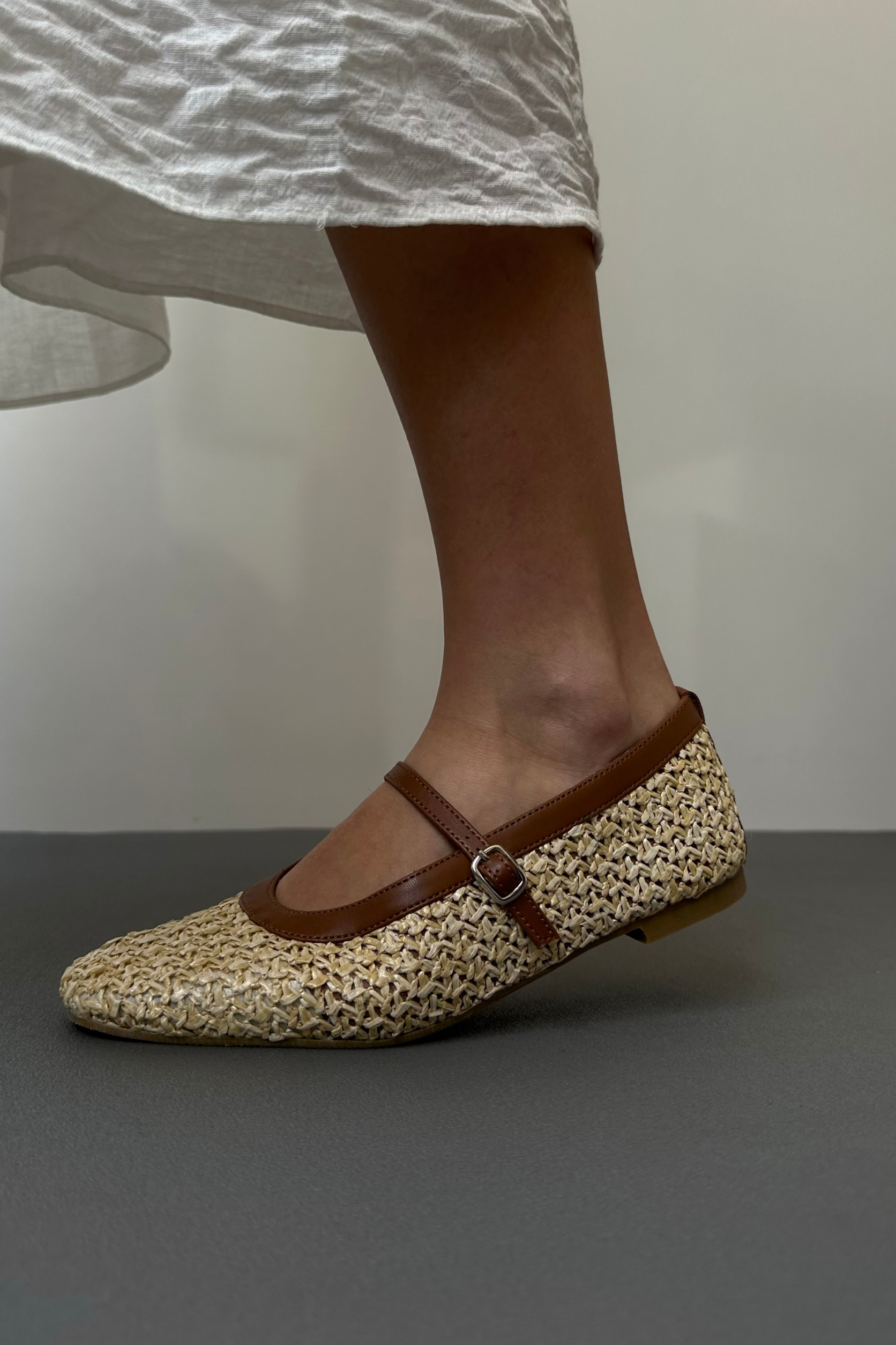 Kadın Hasır Babet TABA