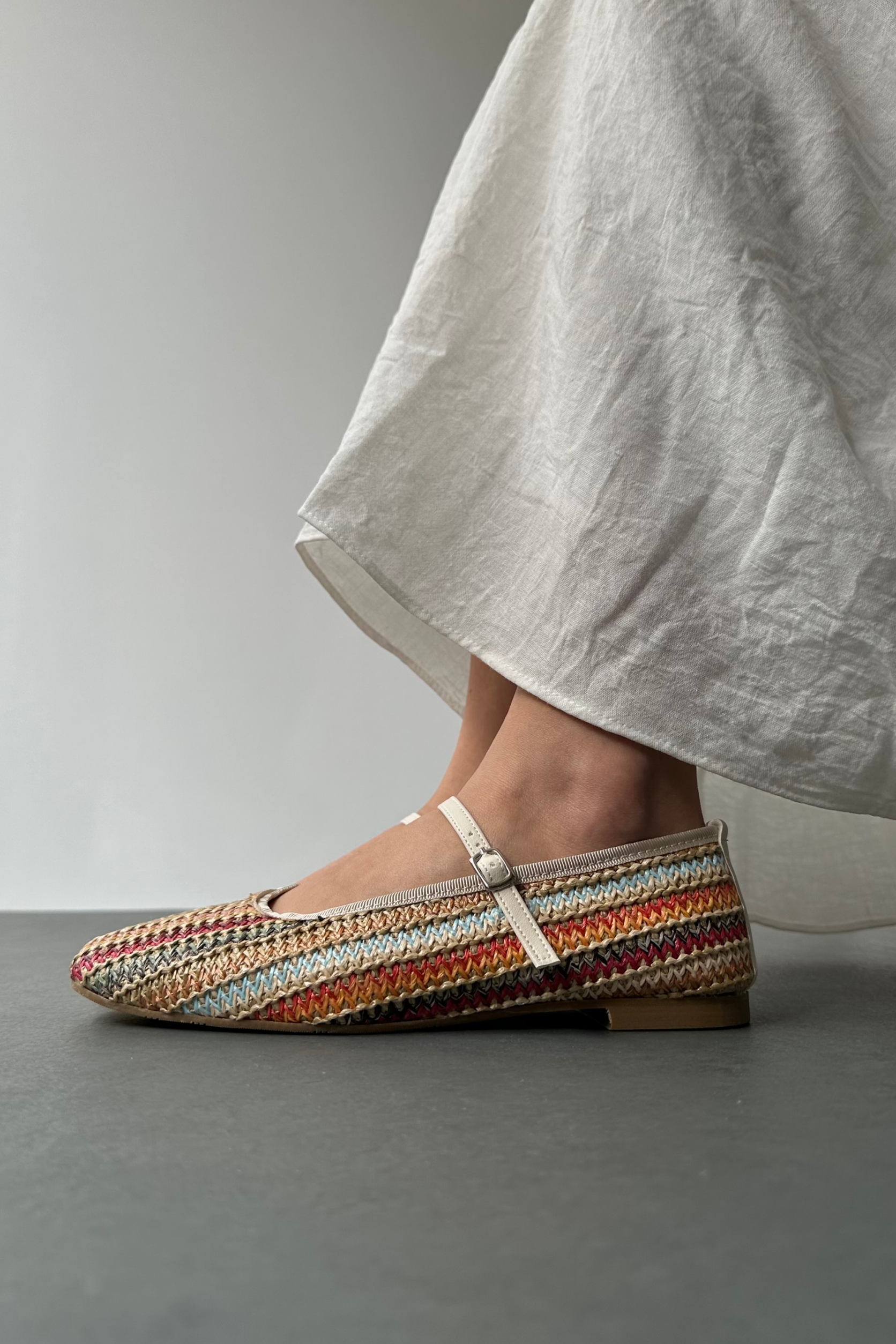 Kadın Hasır Terlik MULTI