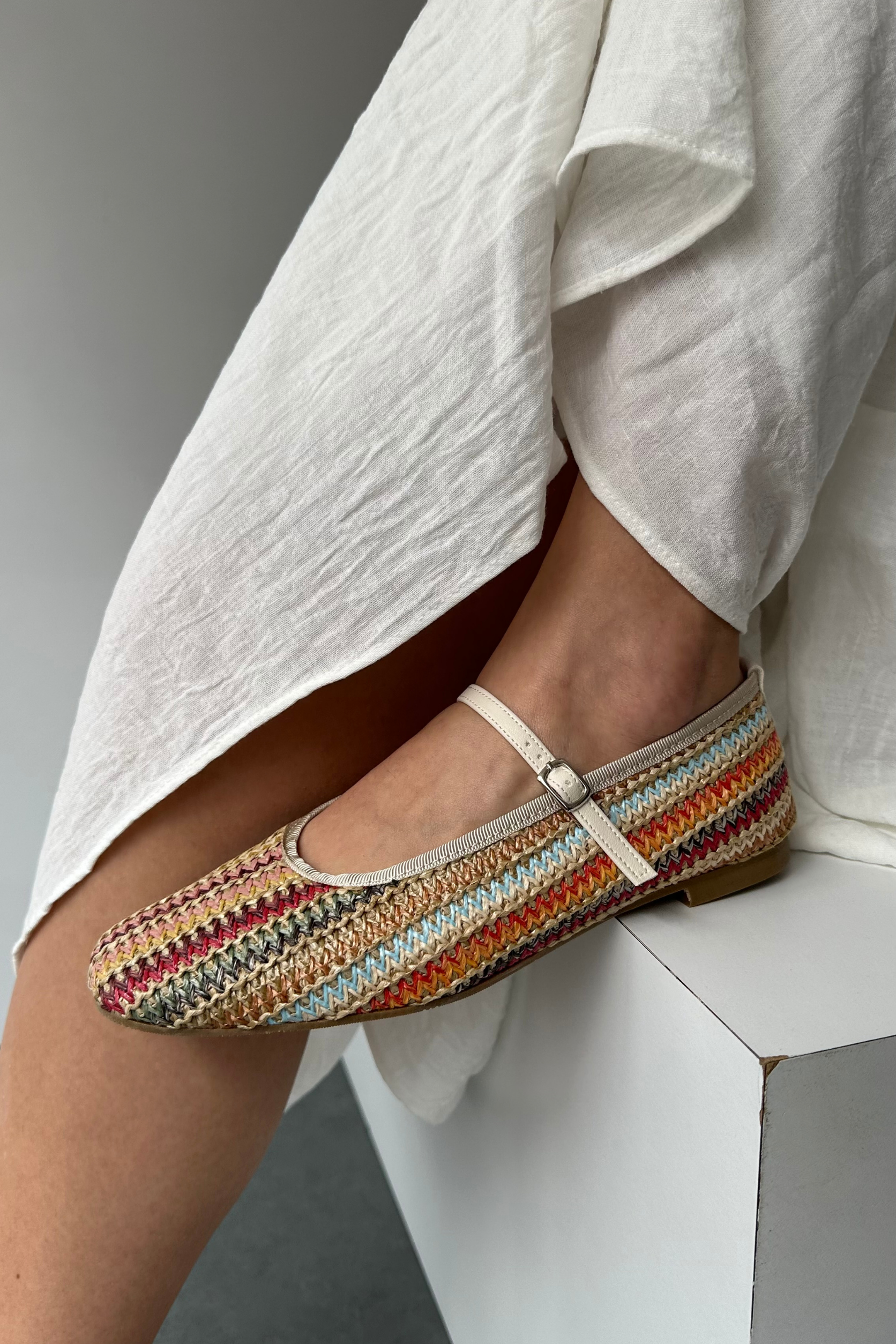 Kadın Hasır Terlik MULTI