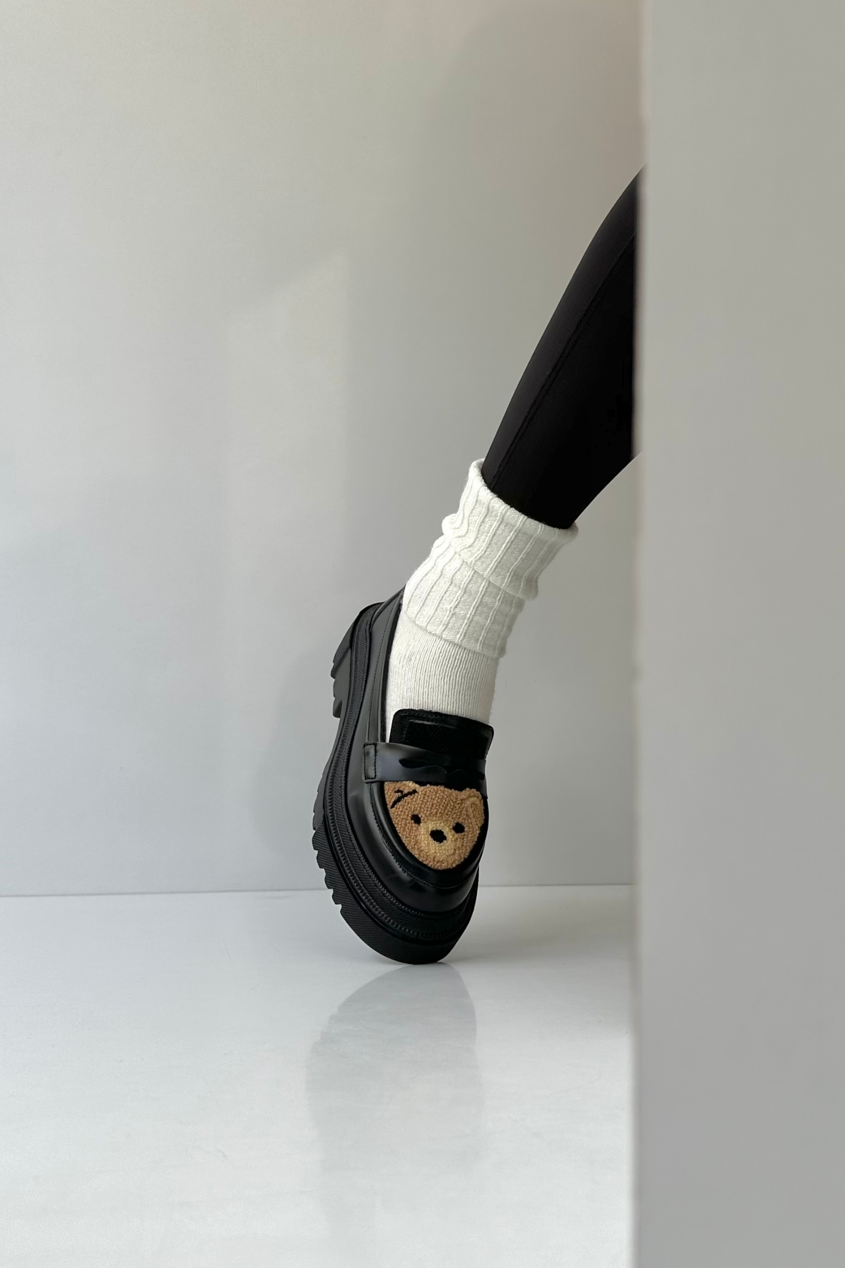 Kadın Loafer Ayakkabı SİYAH BEAR