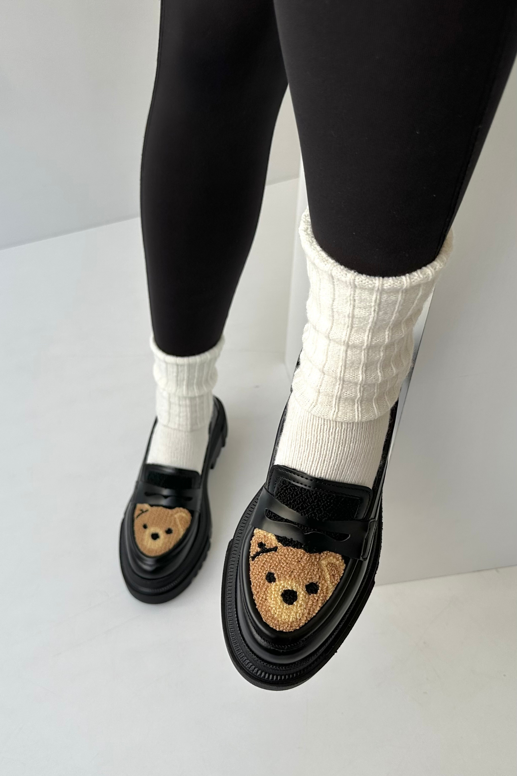 Kadın Loafer Ayakkabı SİYAH BEAR