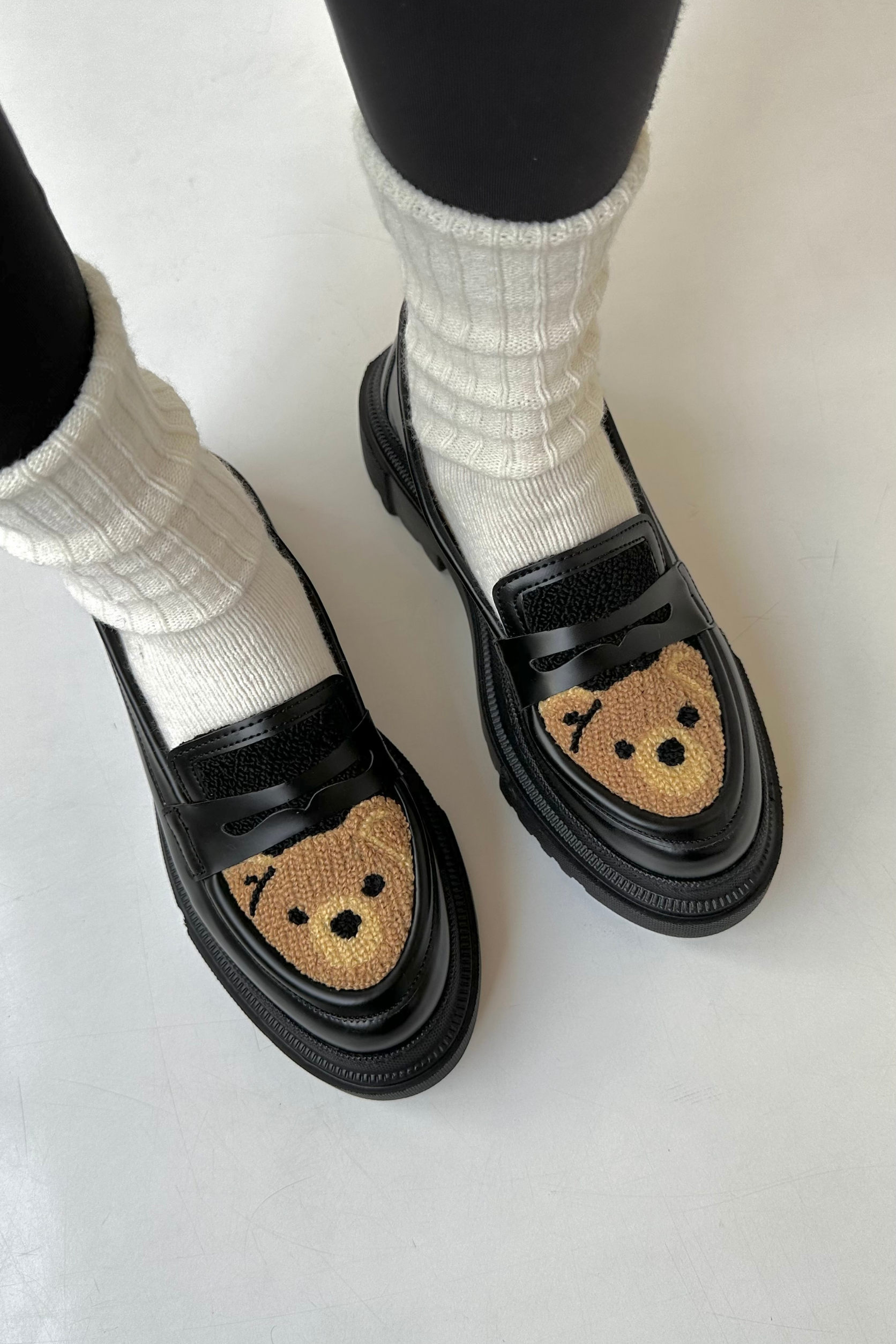 Kadın Loafer Ayakkabı SİYAH BEAR