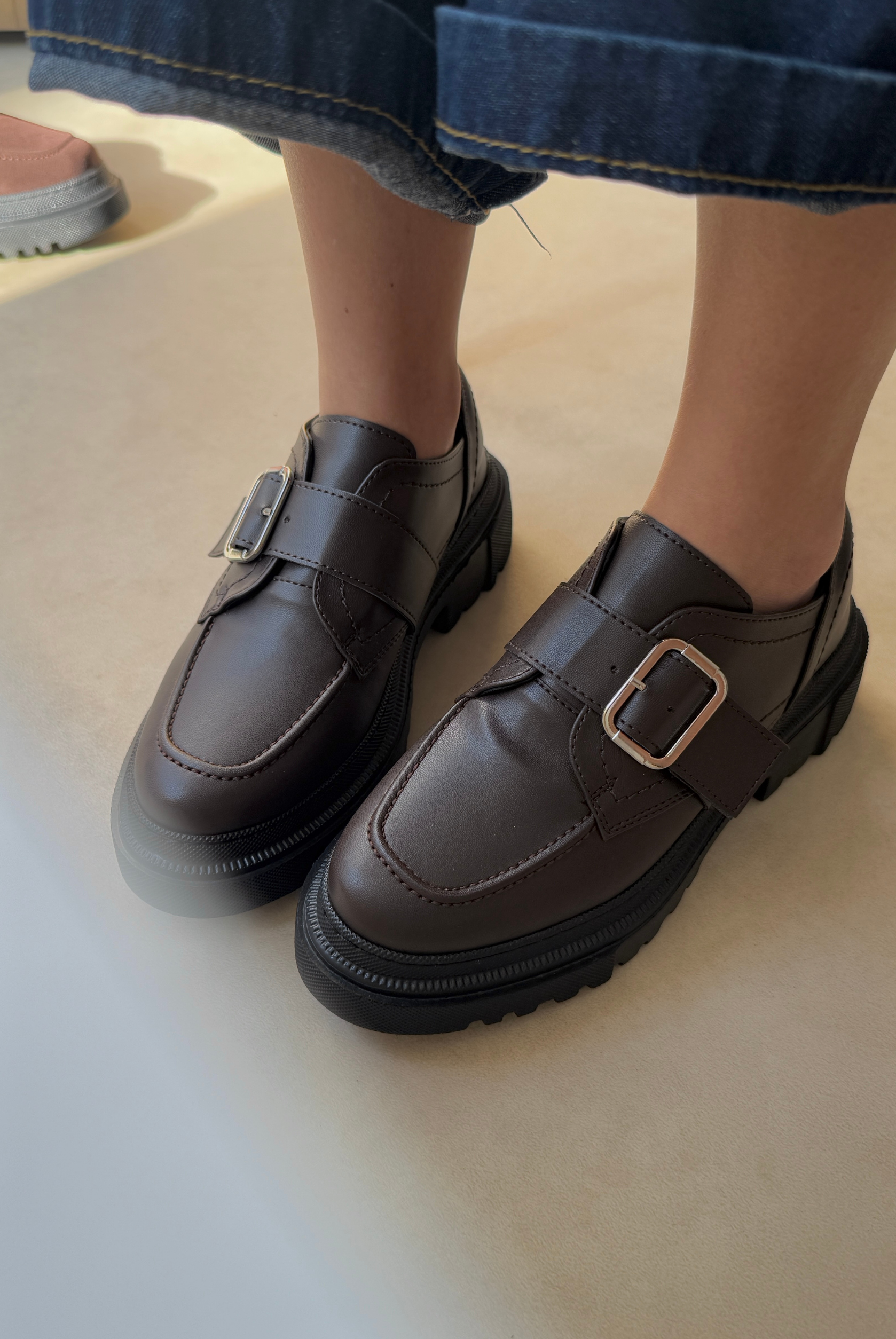 Kadın Makosen Ayakkabı ACI KAHVE