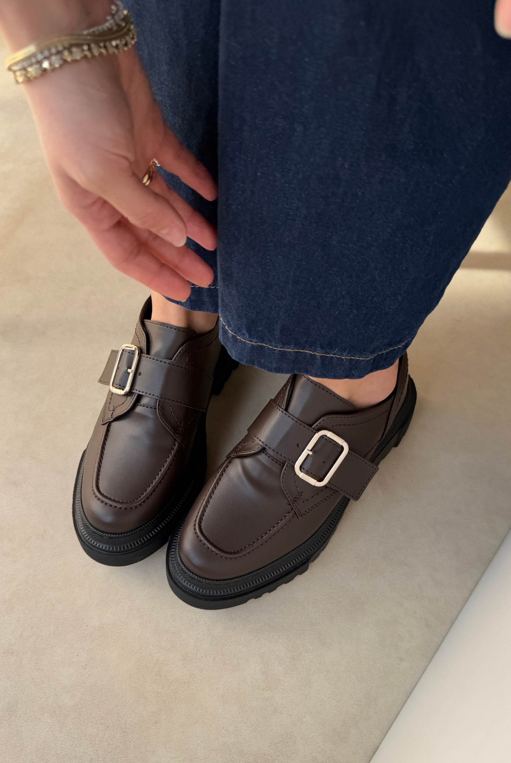 Kadın Makosen Ayakkabı ACI KAHVE