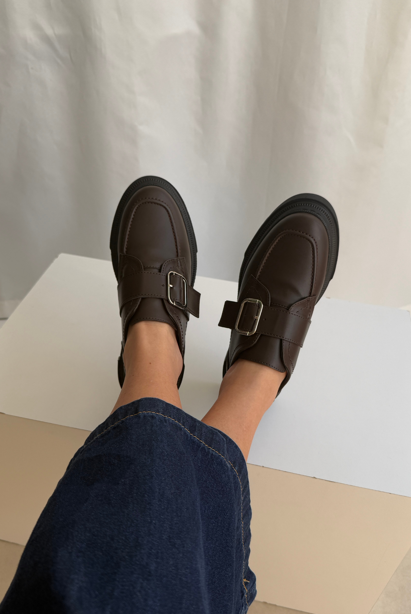 Kadın Makosen Ayakkabı ACI KAHVE