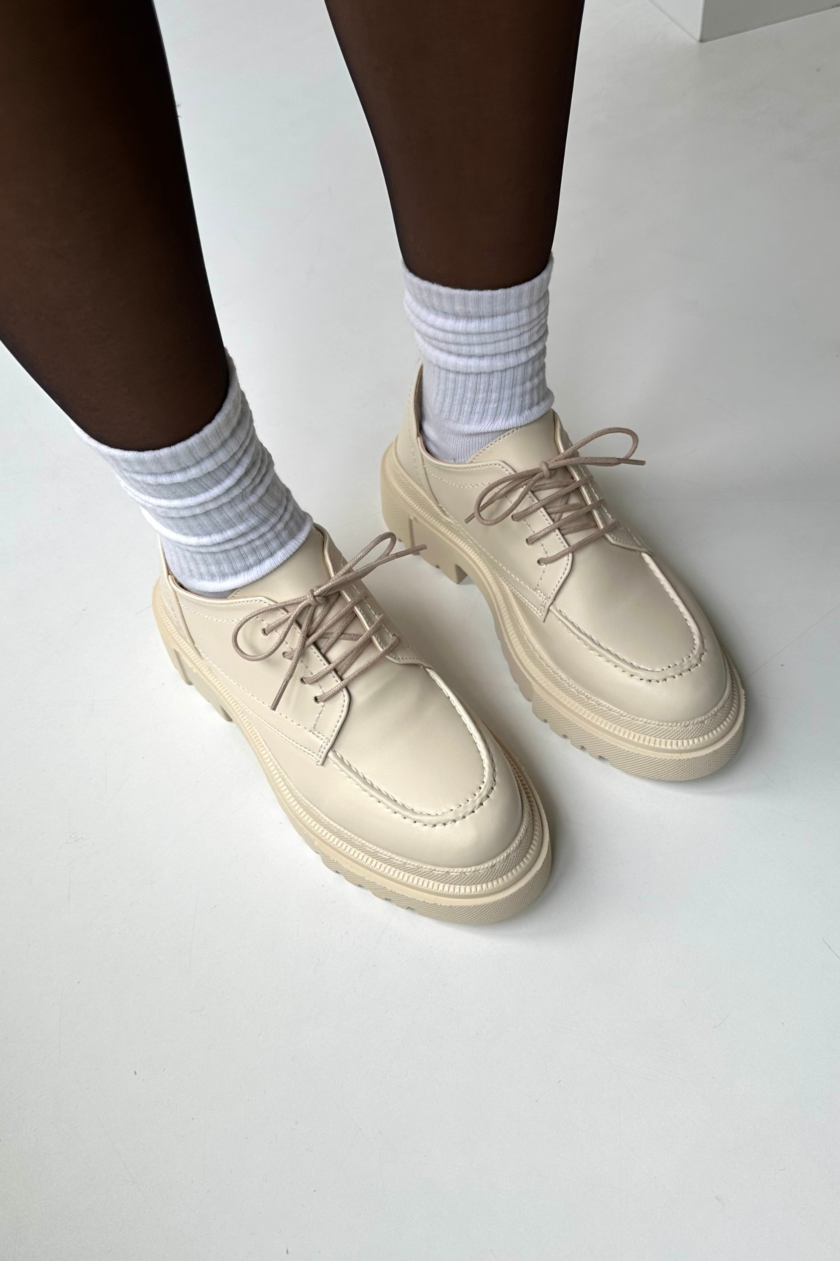 Kadın Makosen Ayakkabı BEJ