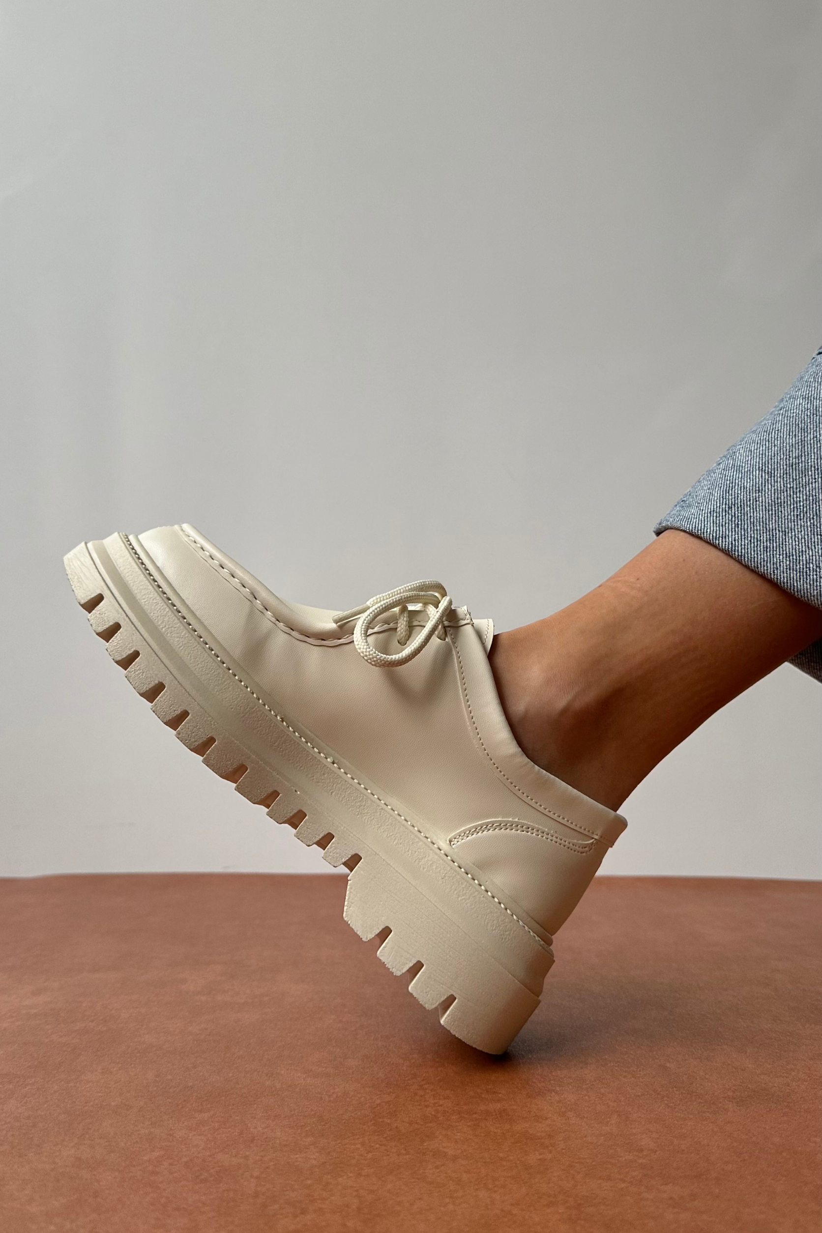 Kadın Makosen Ayakkabı BEJ