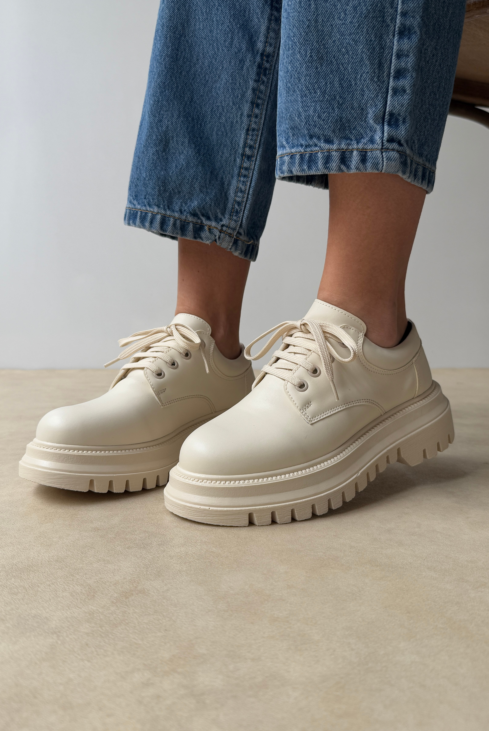 Kadın Makosen Ayakkabı BEJ