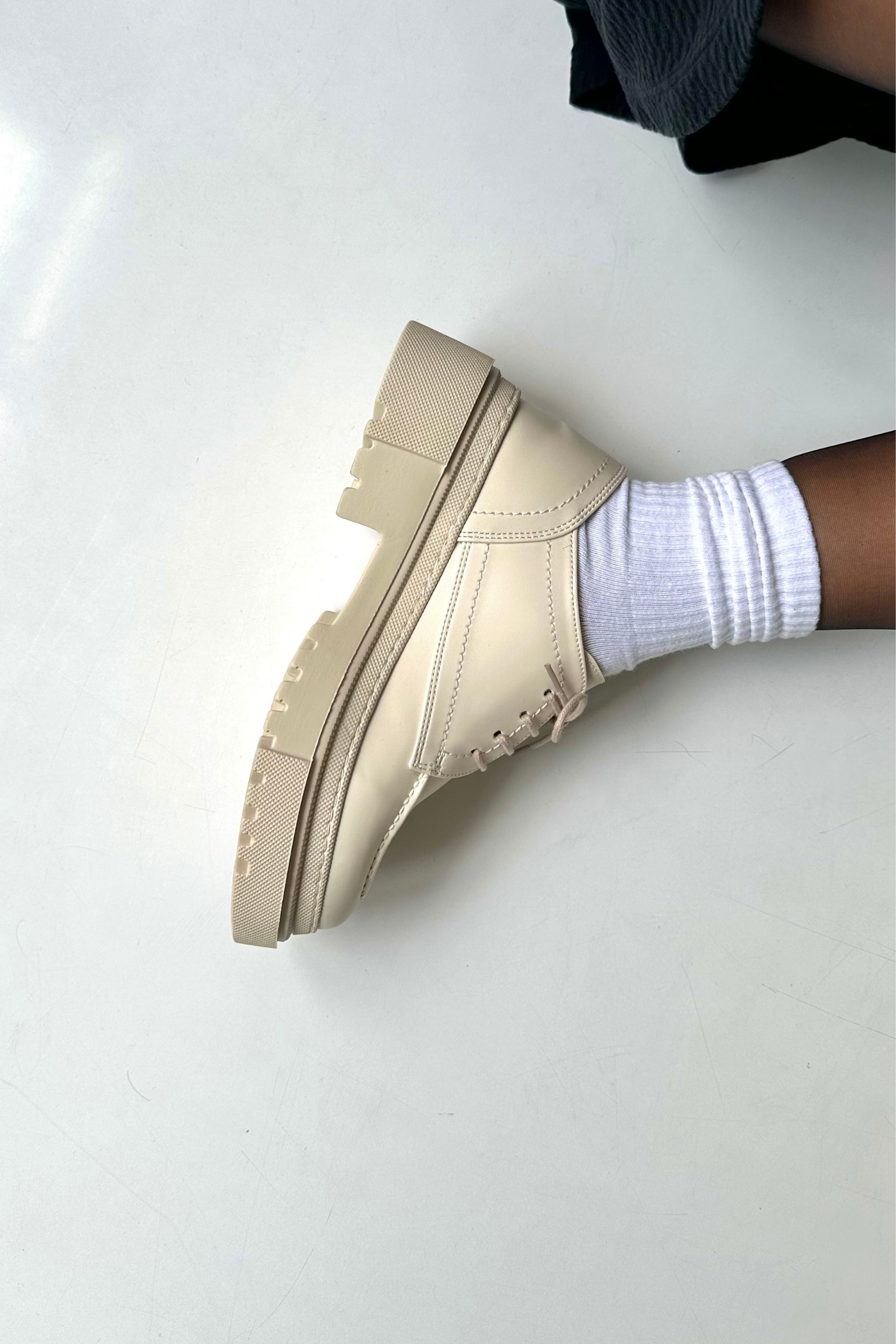 Kadın Makosen Ayakkabı BEJ