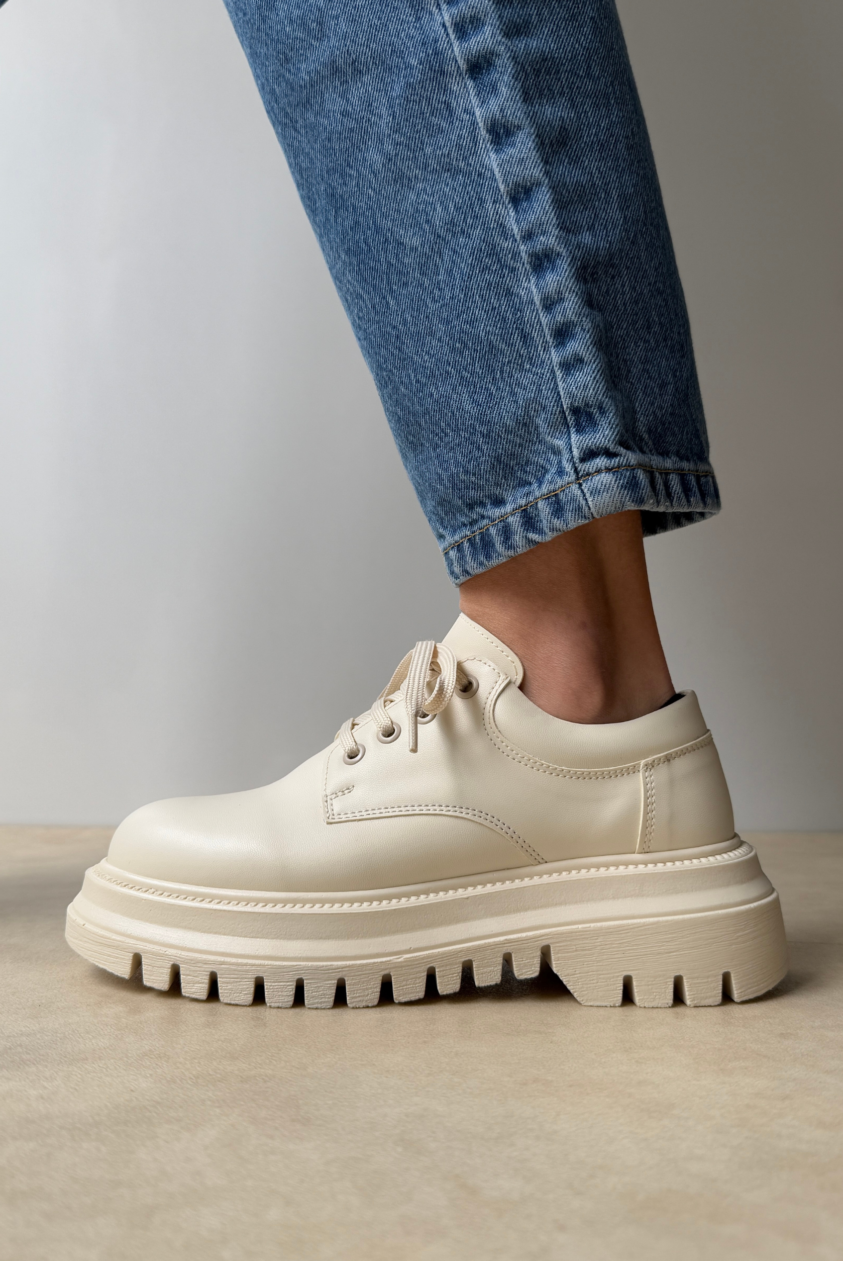 Kadın Makosen Ayakkabı BEJ